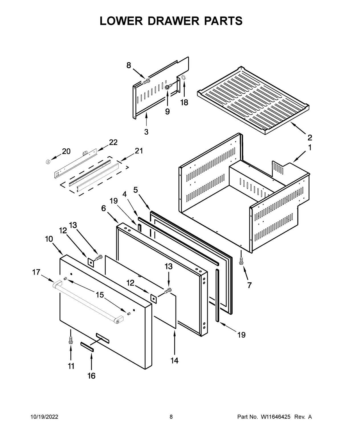 05 - LOWER DRAWER PARTS