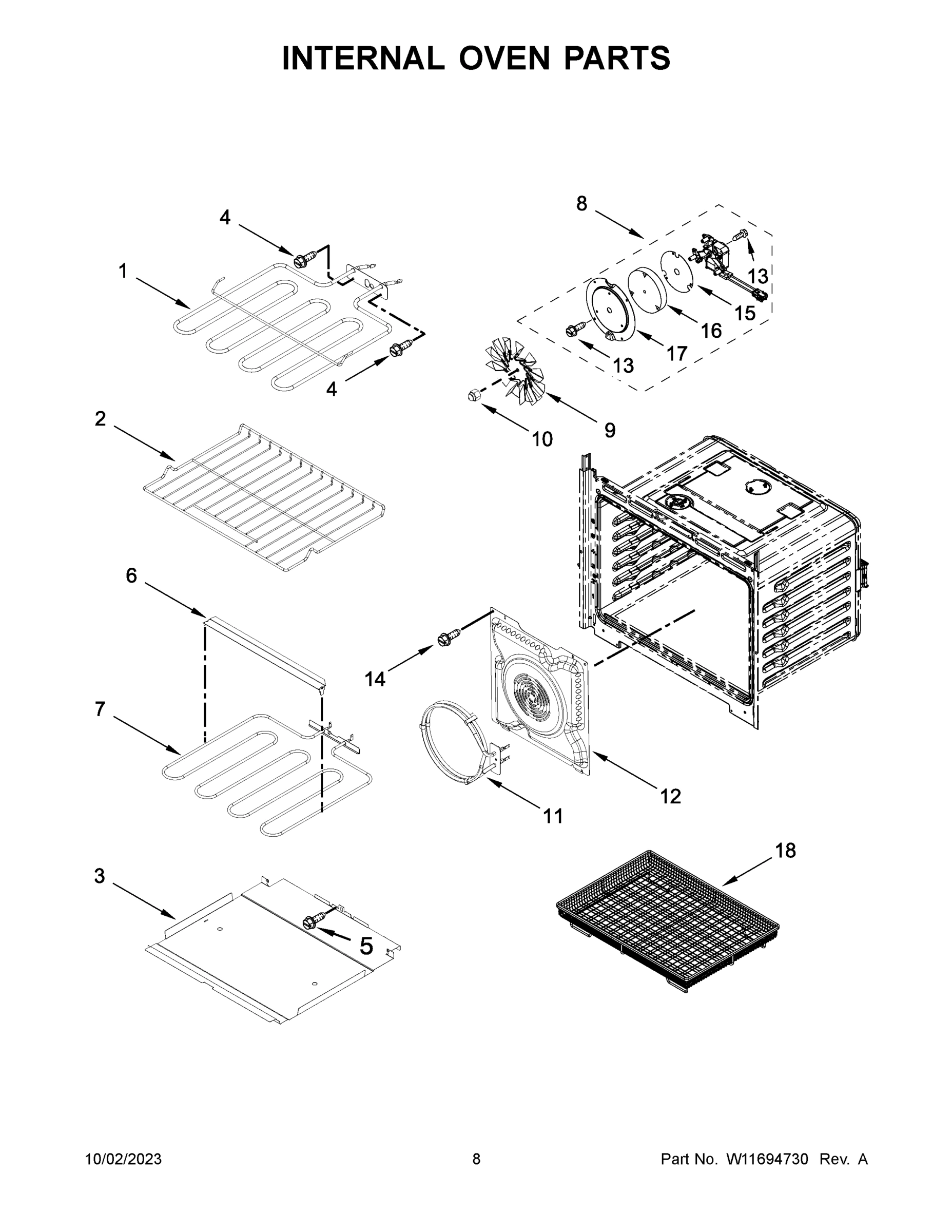 05 - INTERNAL OVEN PARTS