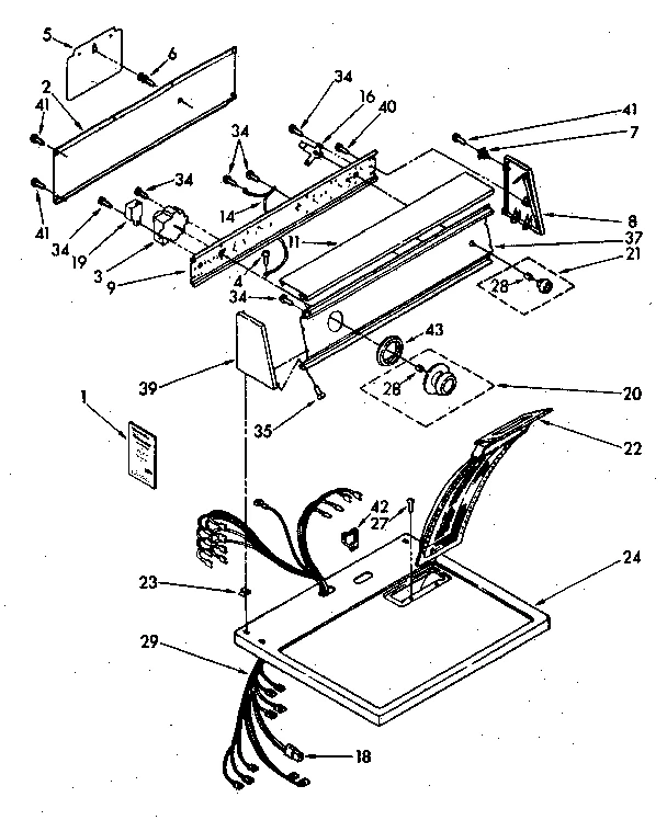 TOP AND CONSOLE PARTS