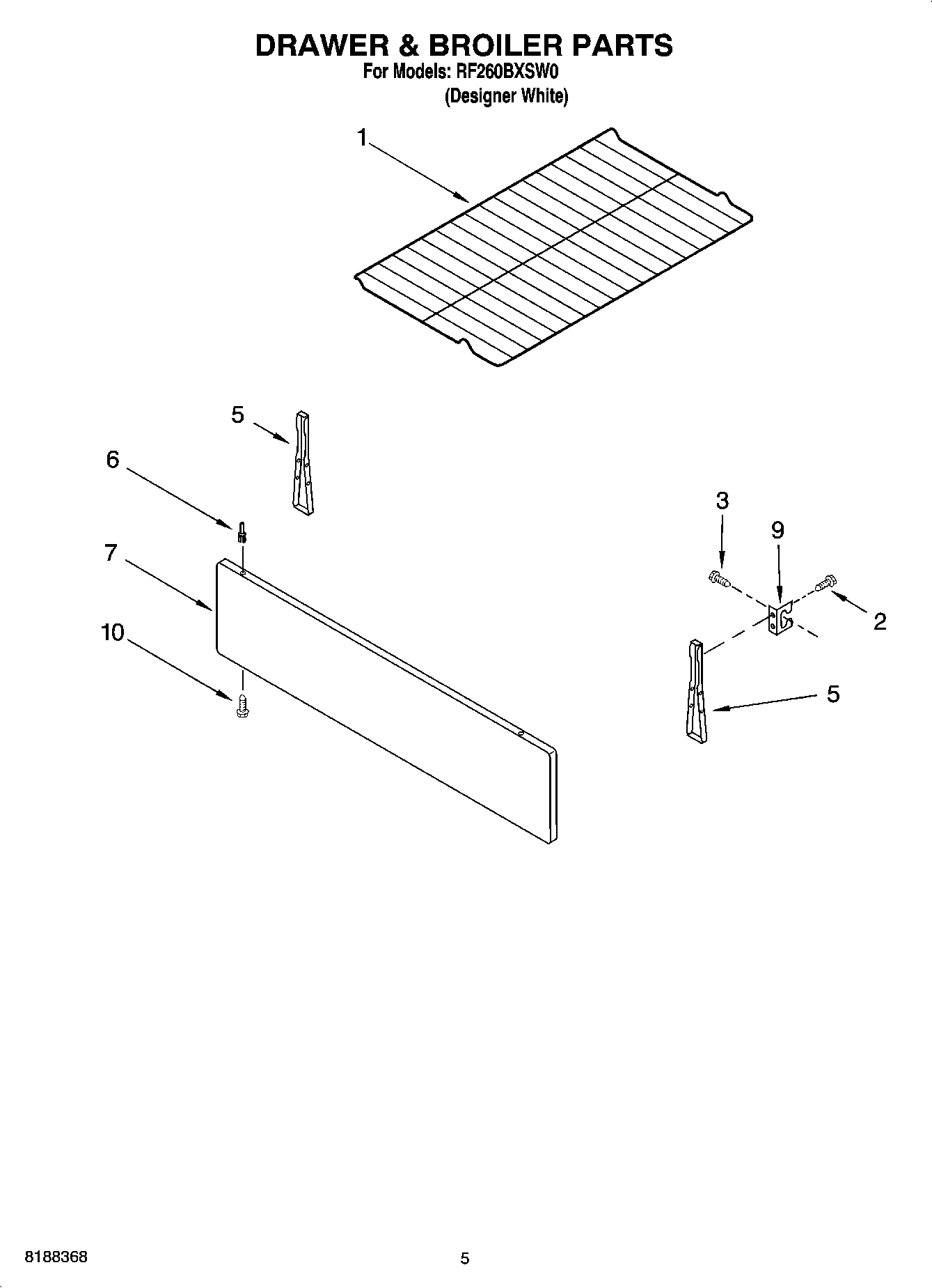 04 - DRAWER & BROILER PARTS