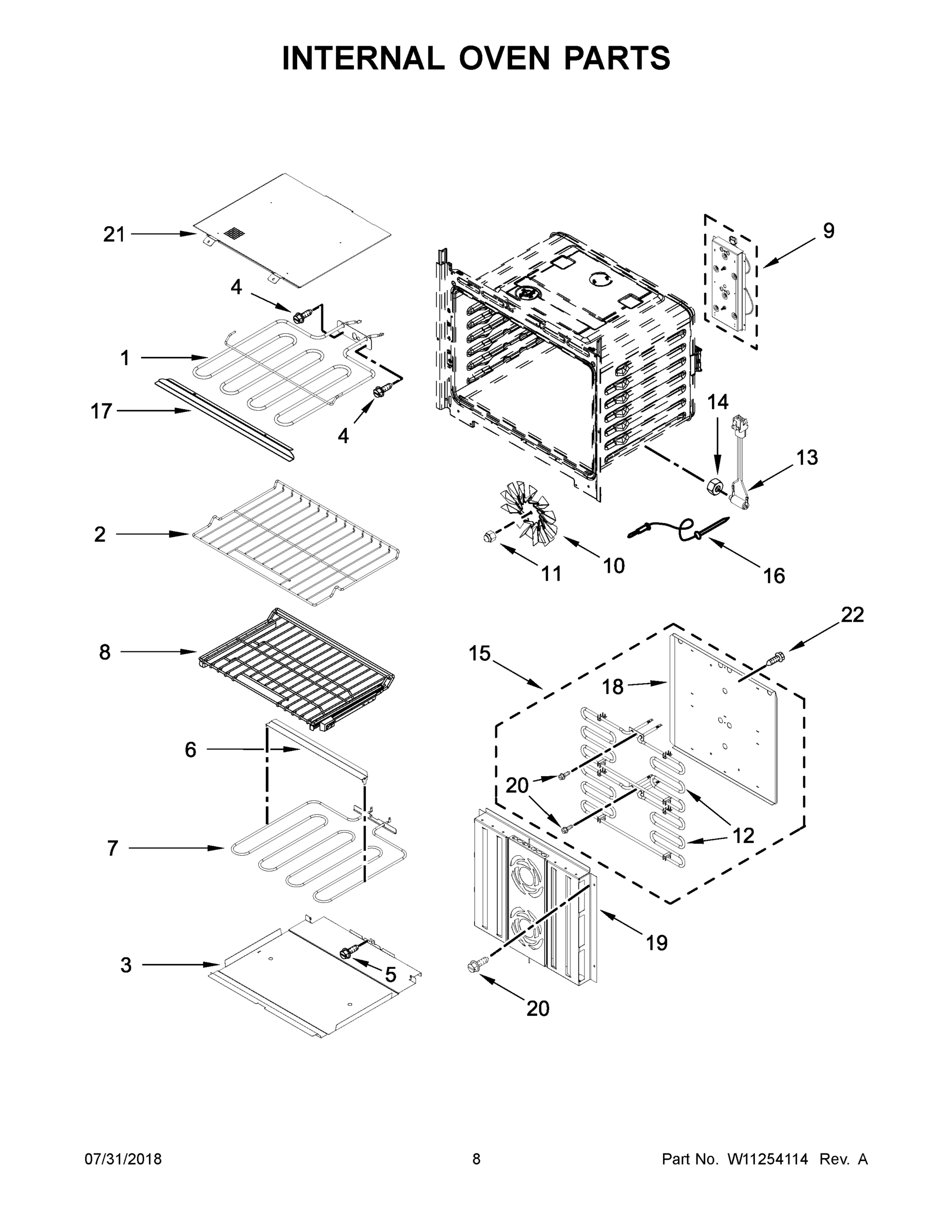 05 - INTERNAL OVEN PARTS