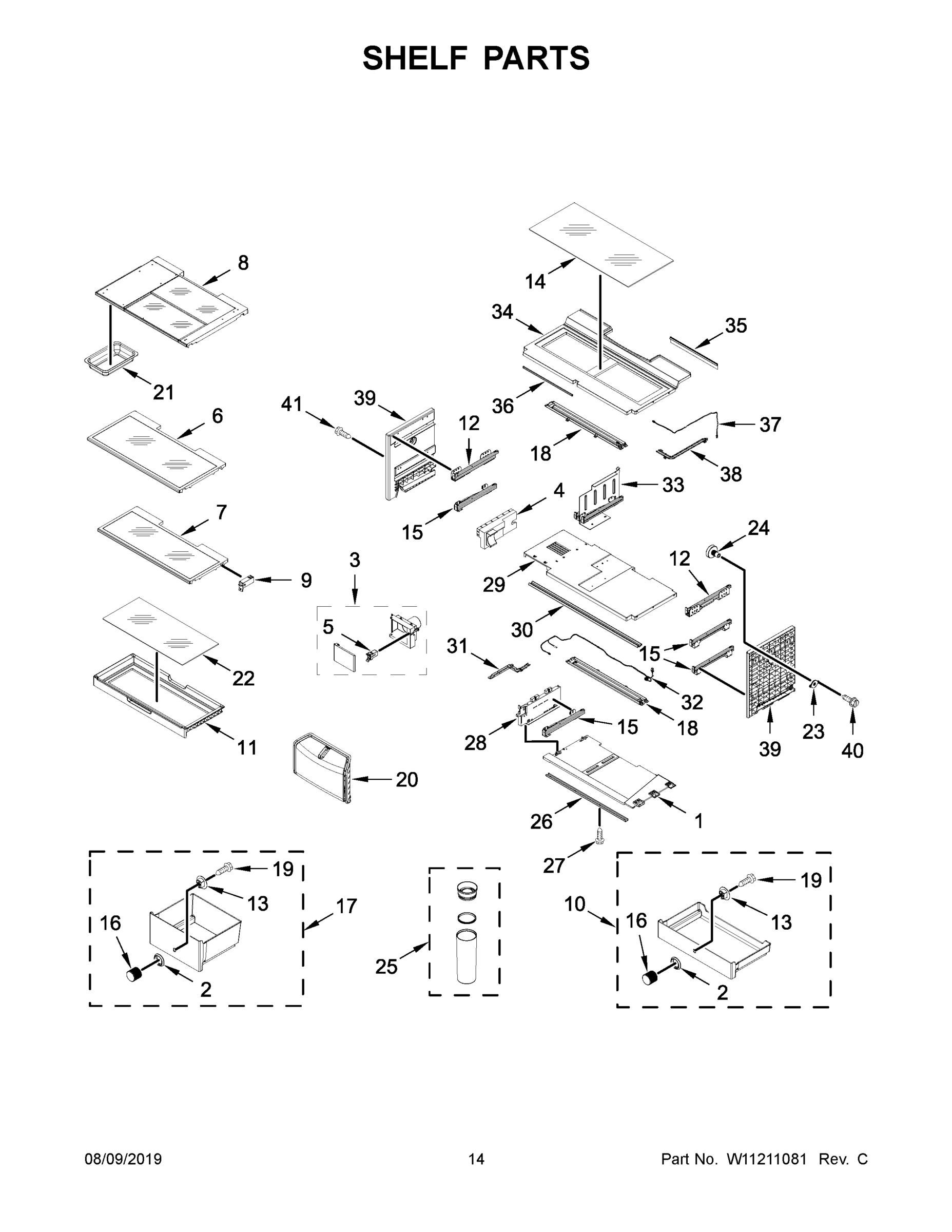 08 - SHELF PARTS