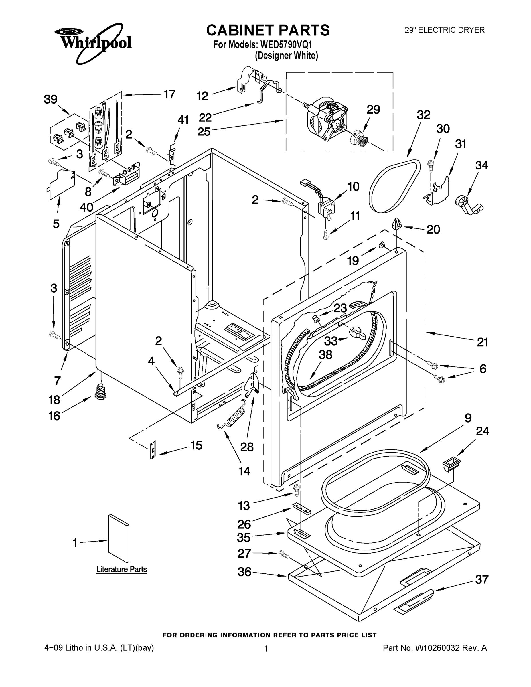 01 - CABINET PARTS
