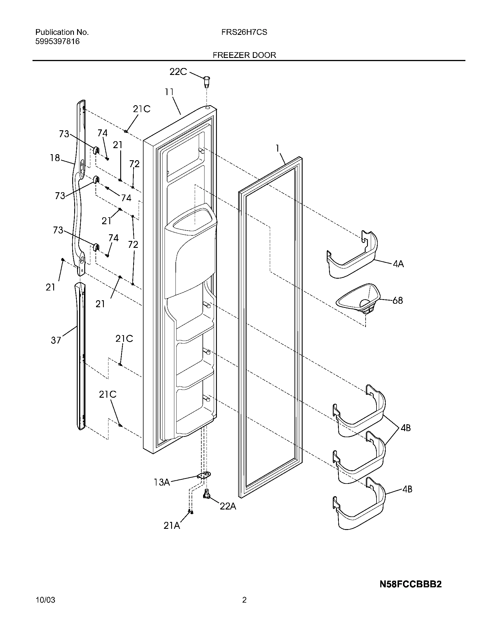 03 - FREEZER DOOR