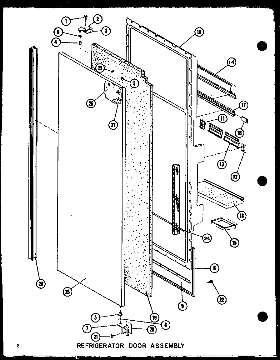 11 - REF DOOR ASSY