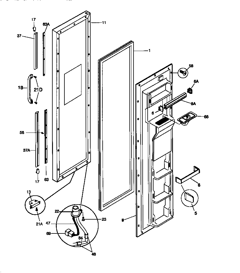 02 - FREEZER DOOR
