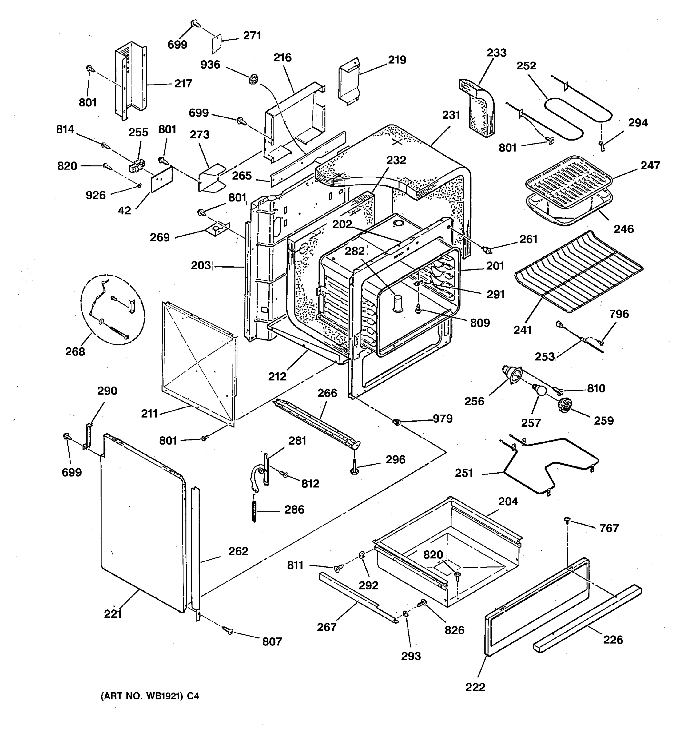 BODY & DRAWER  PARTS
