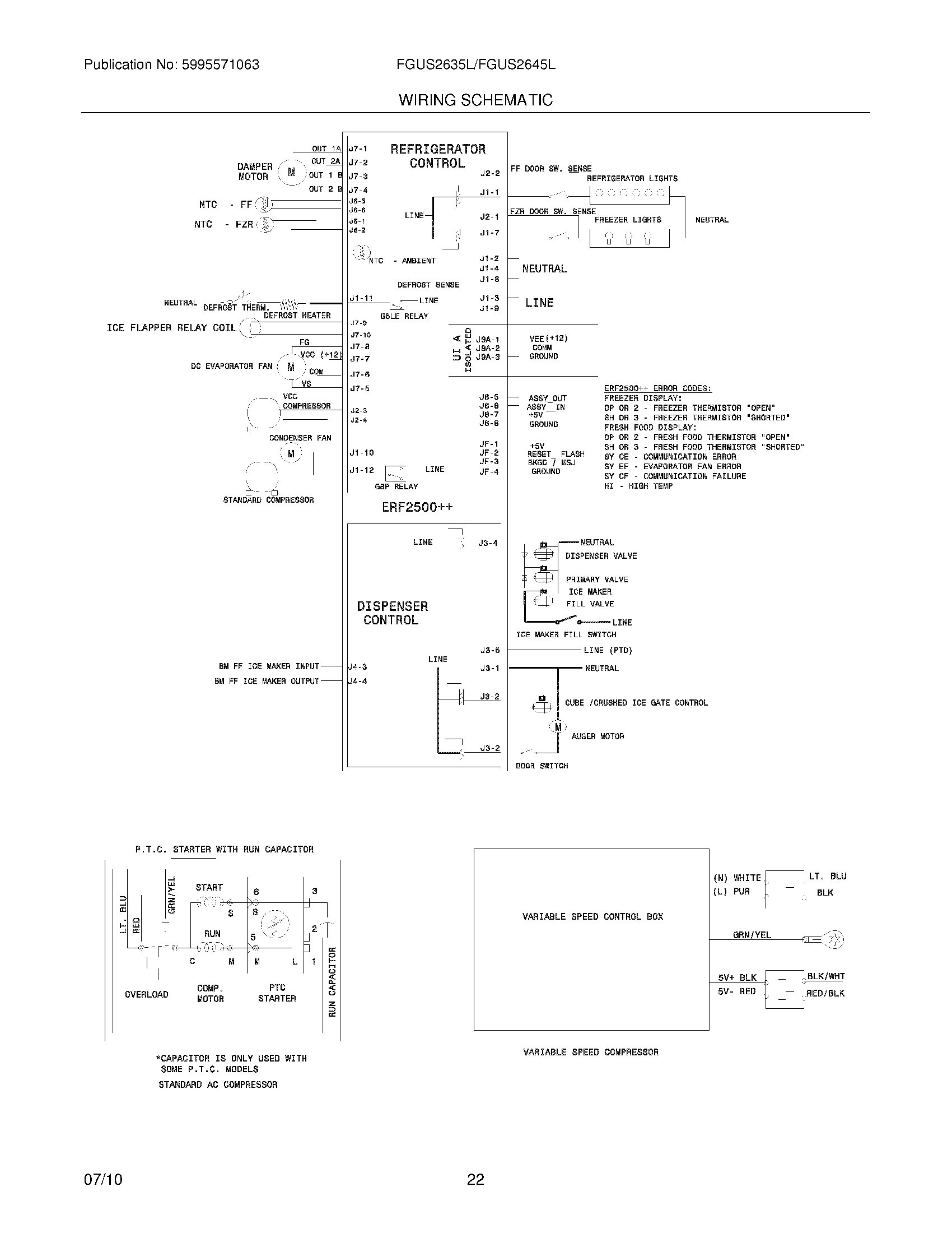 22 - WIRING SCHEMATIC