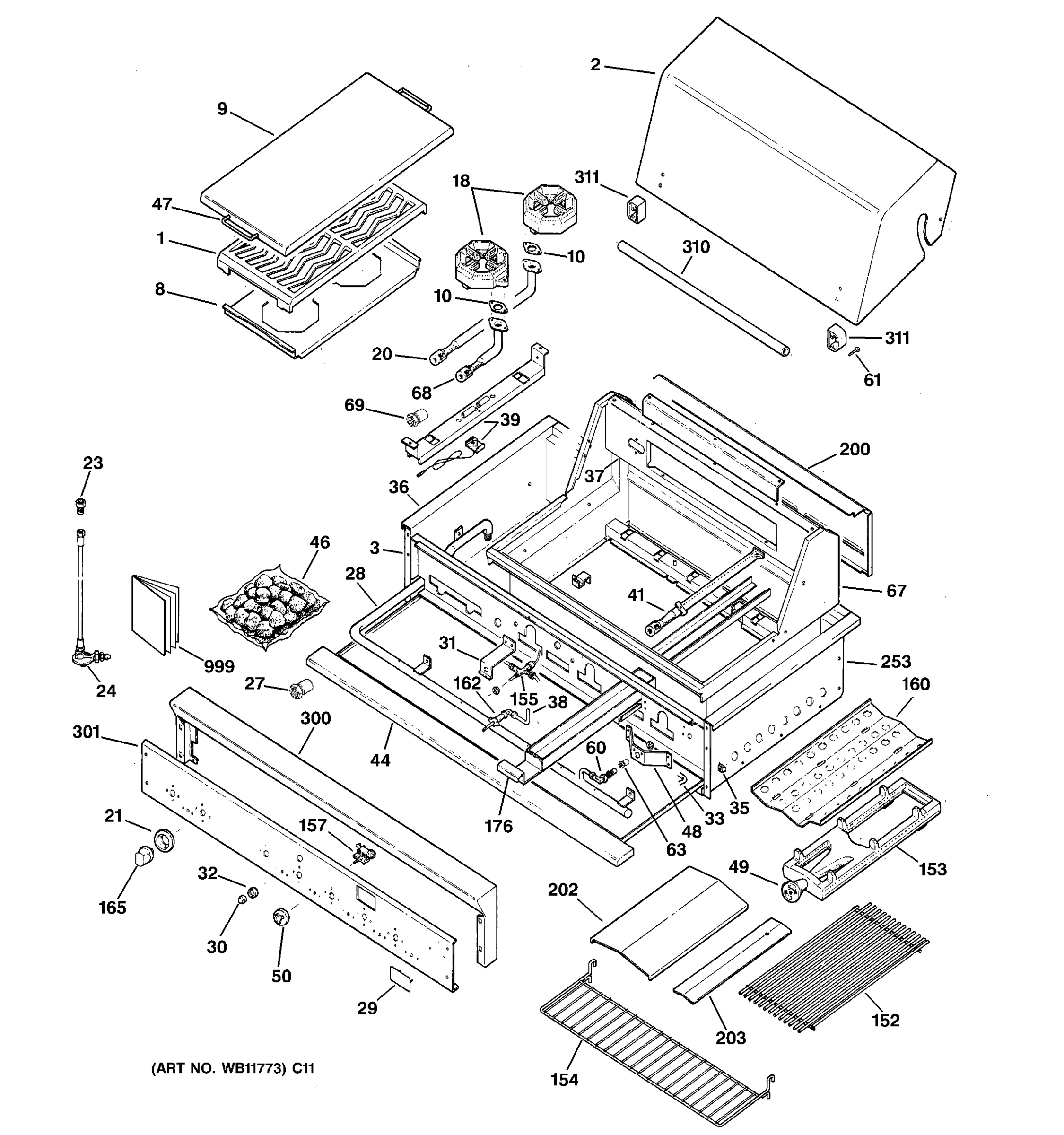 GAS GRILL PARTS