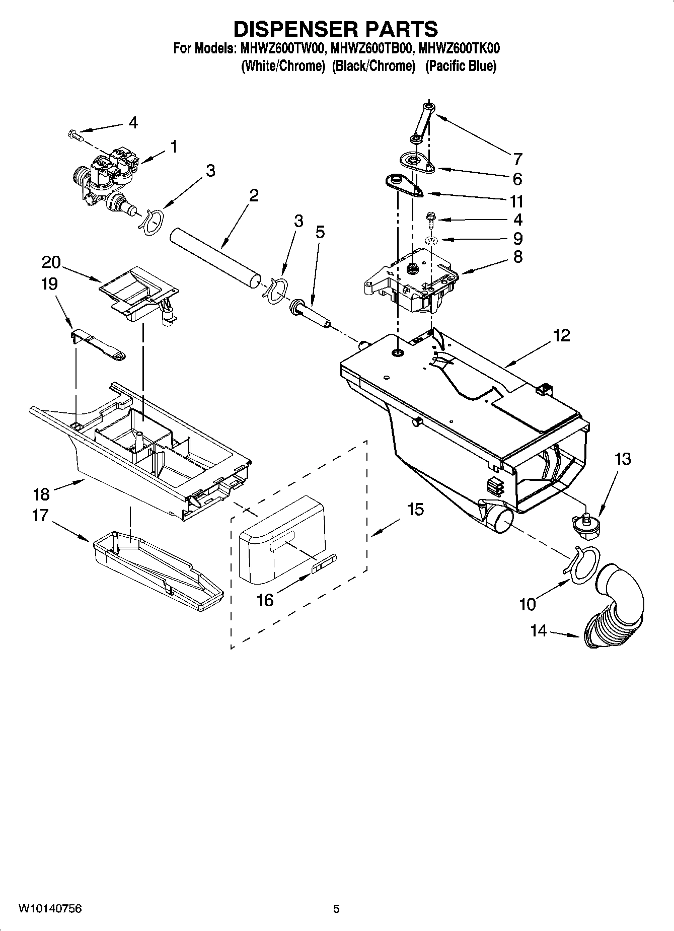 04 - DISPENSER PARTS