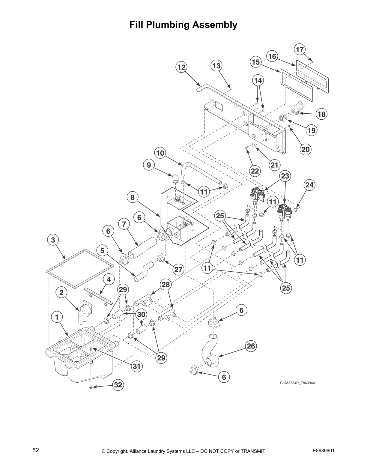 Fill Plumbing Assembly