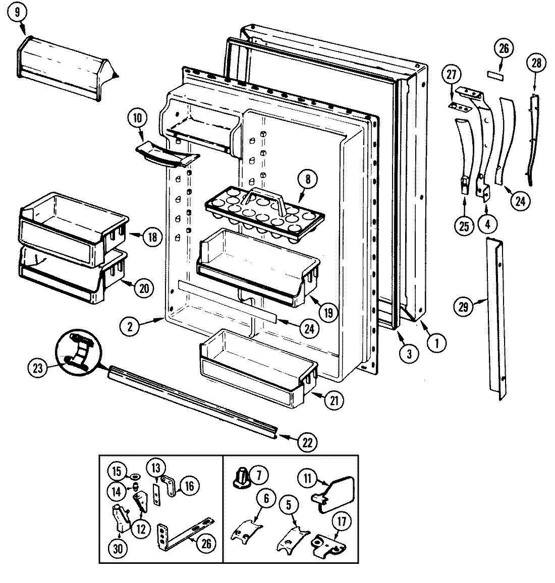05 - FRESH FOOD DOOR