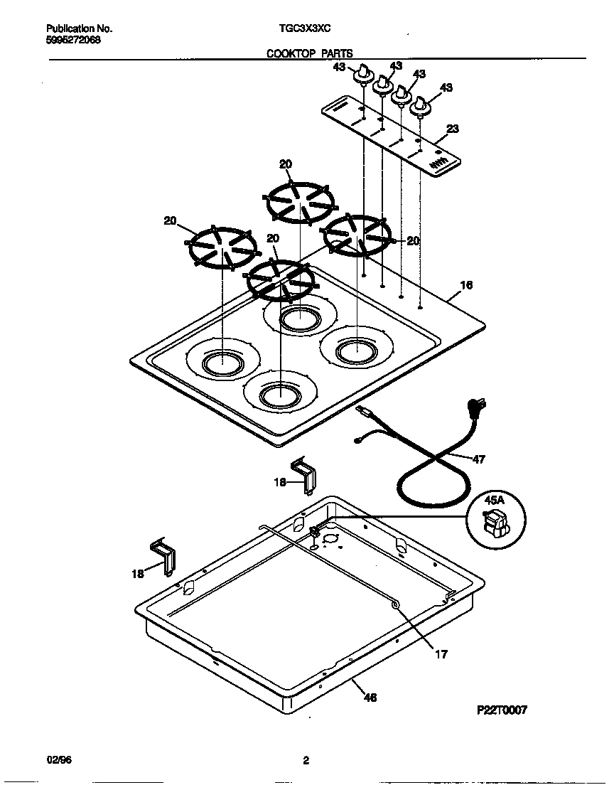 02 - COOKTOP PARTS