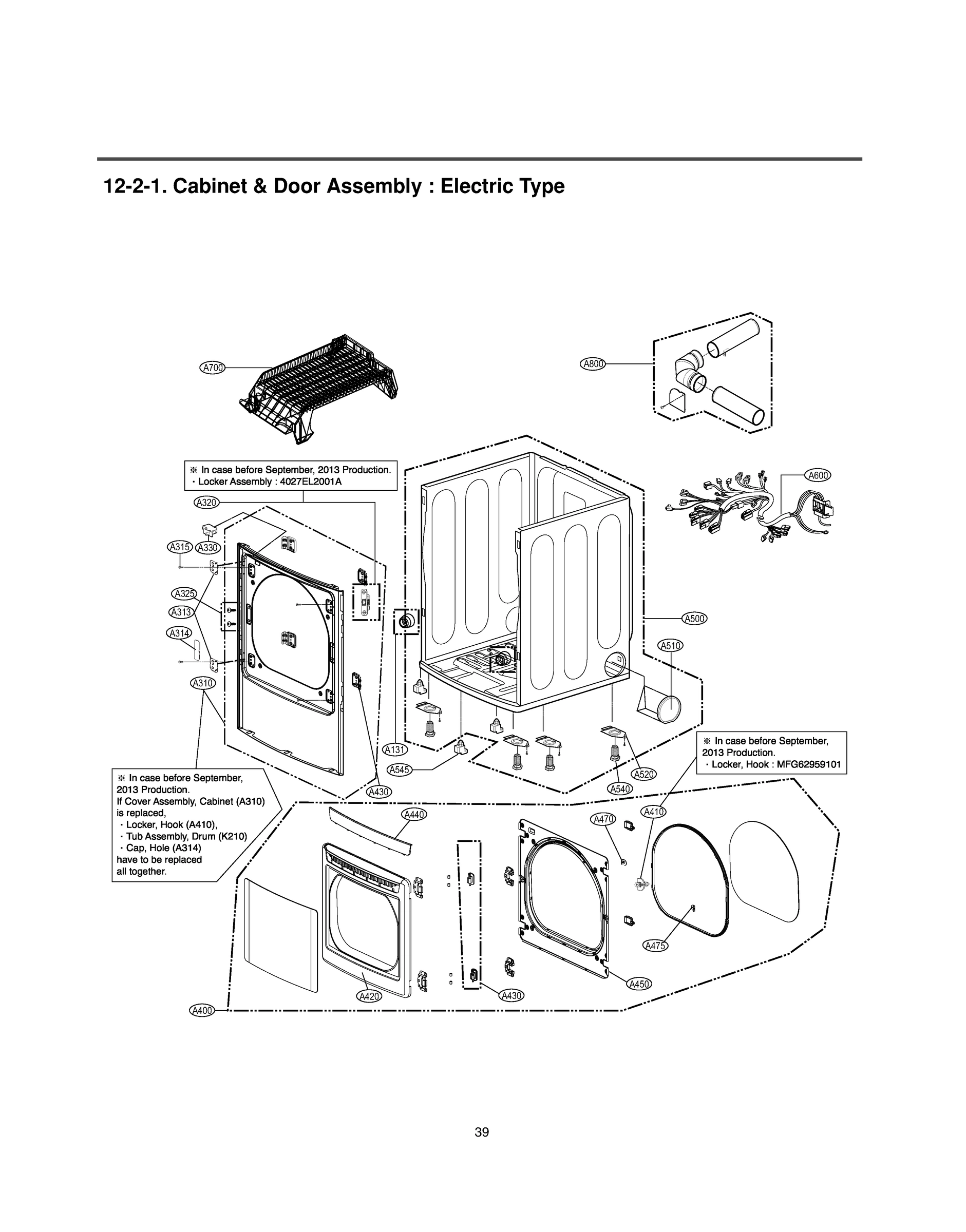 CABINET & DOOR ASSEMBLY