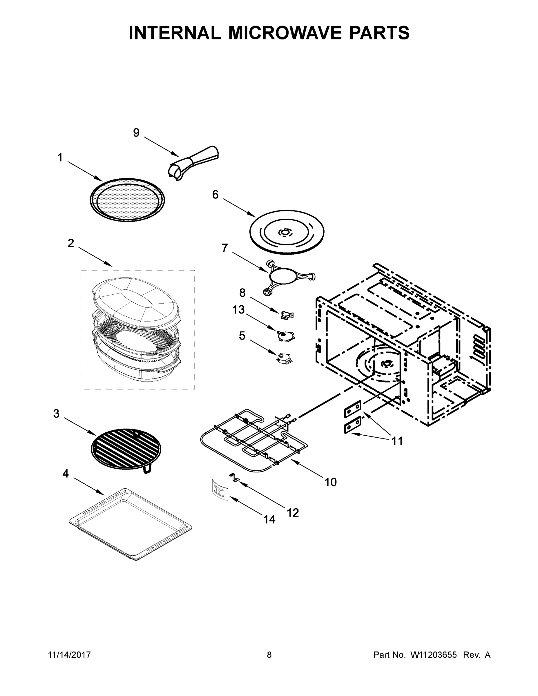 05 - INTERNAL MICROWAVE PARTS