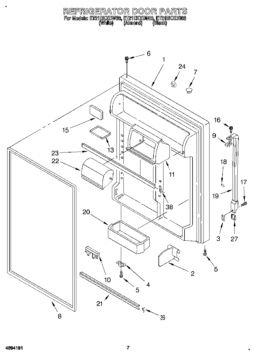04 - REFRIGERATOR DOOR