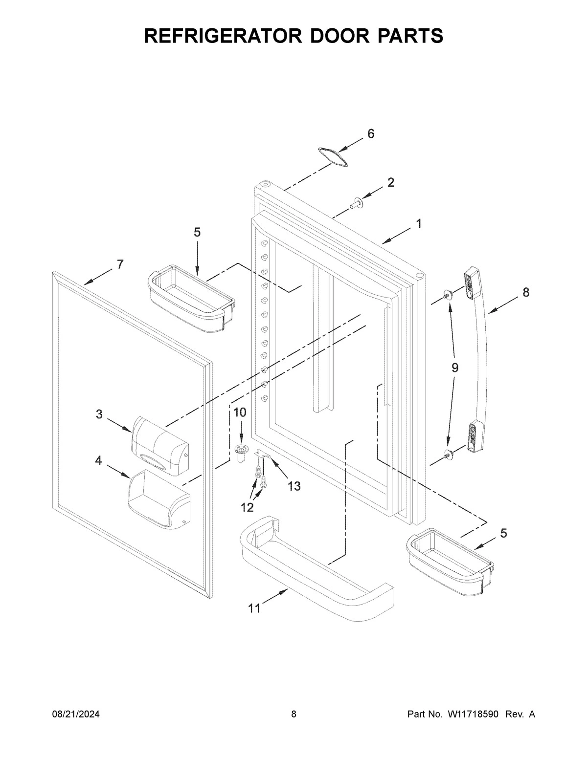 05 - REFRIGERATOR DOOR PARTS