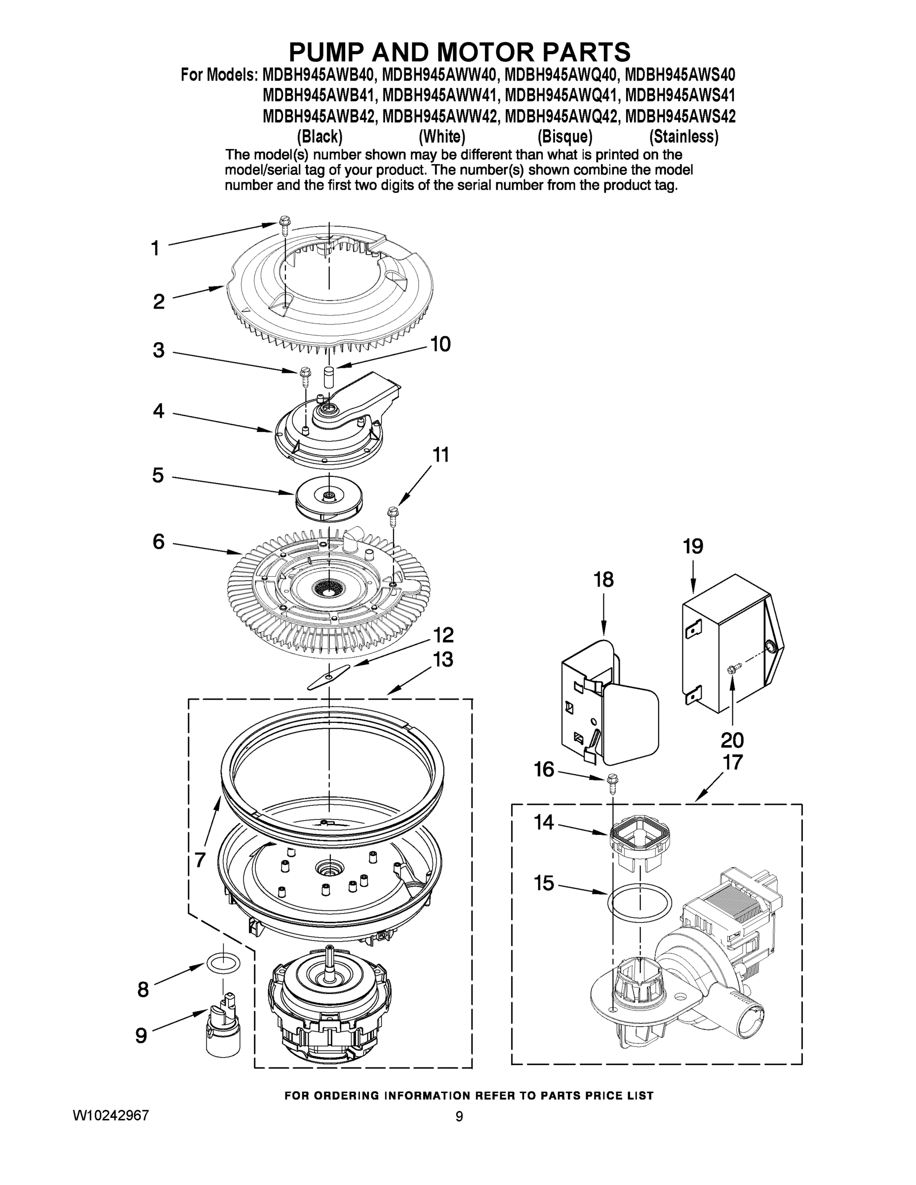 08 - PUMP AND MOTOR PARTS