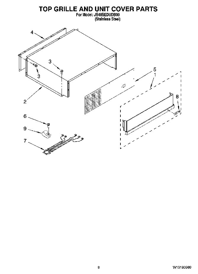 06 - TOP GRILLE AND UNIT COVER PARTS