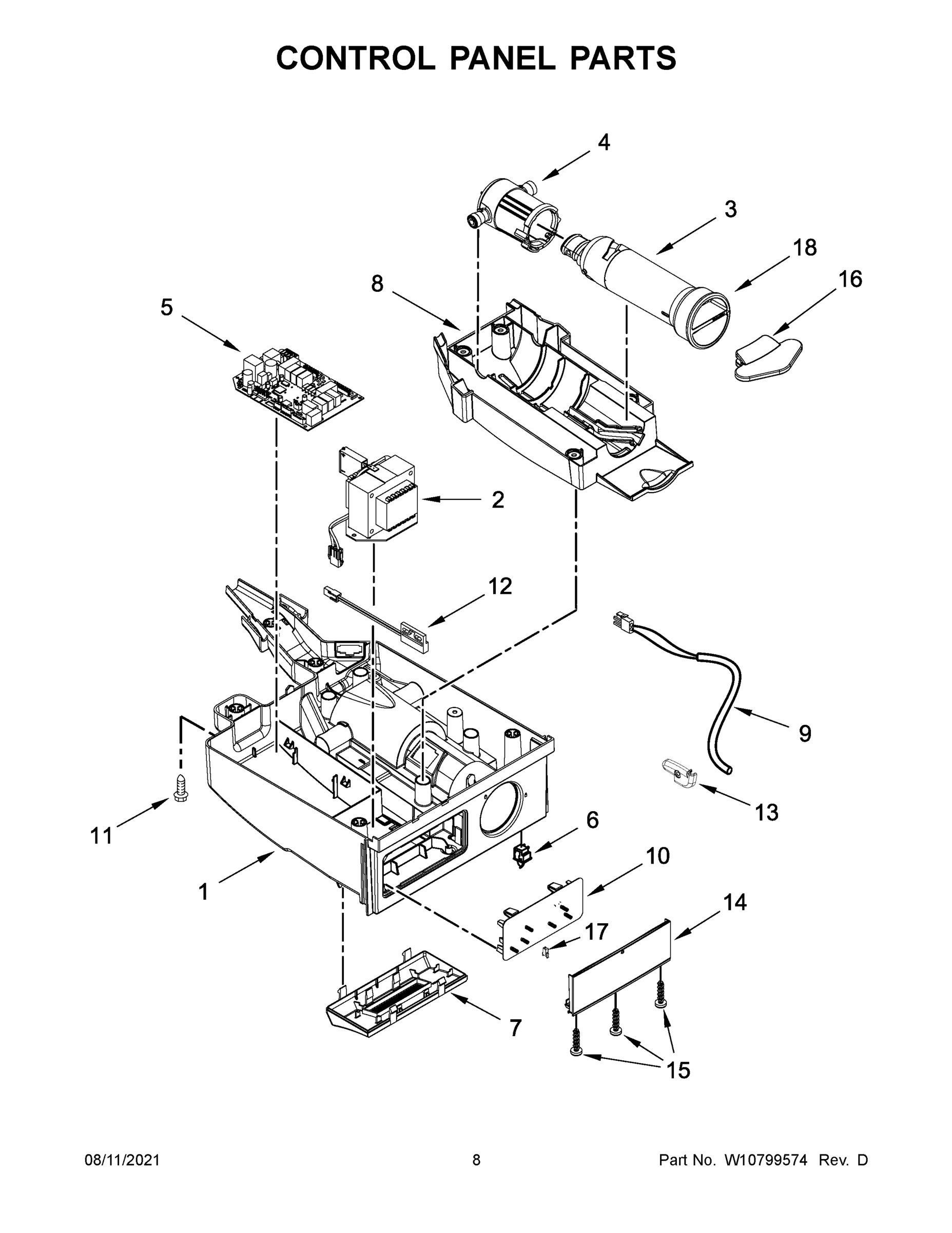 05 - CONTROL PANEL PARTS