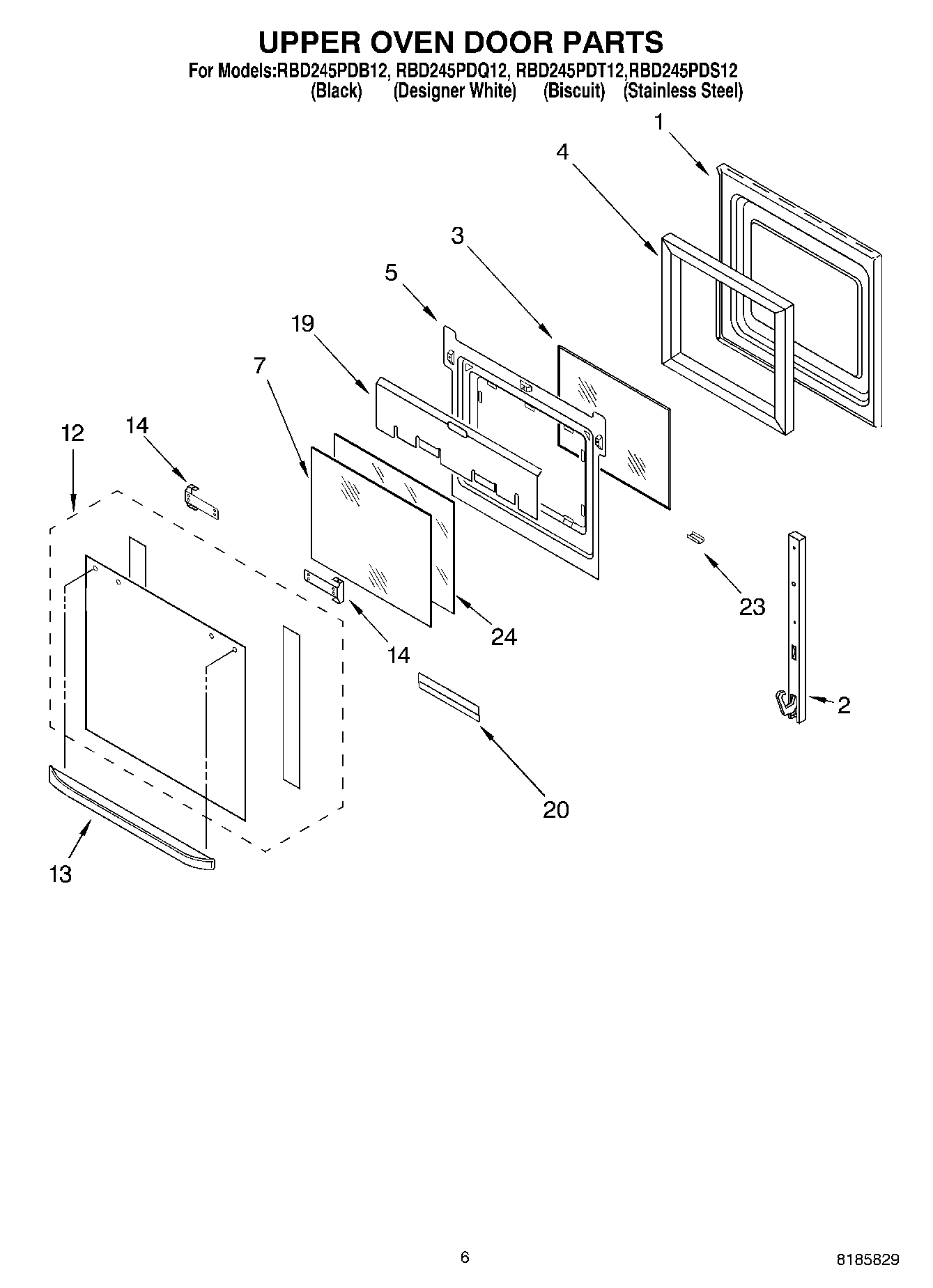 04 - UPPER OVEN DOOR