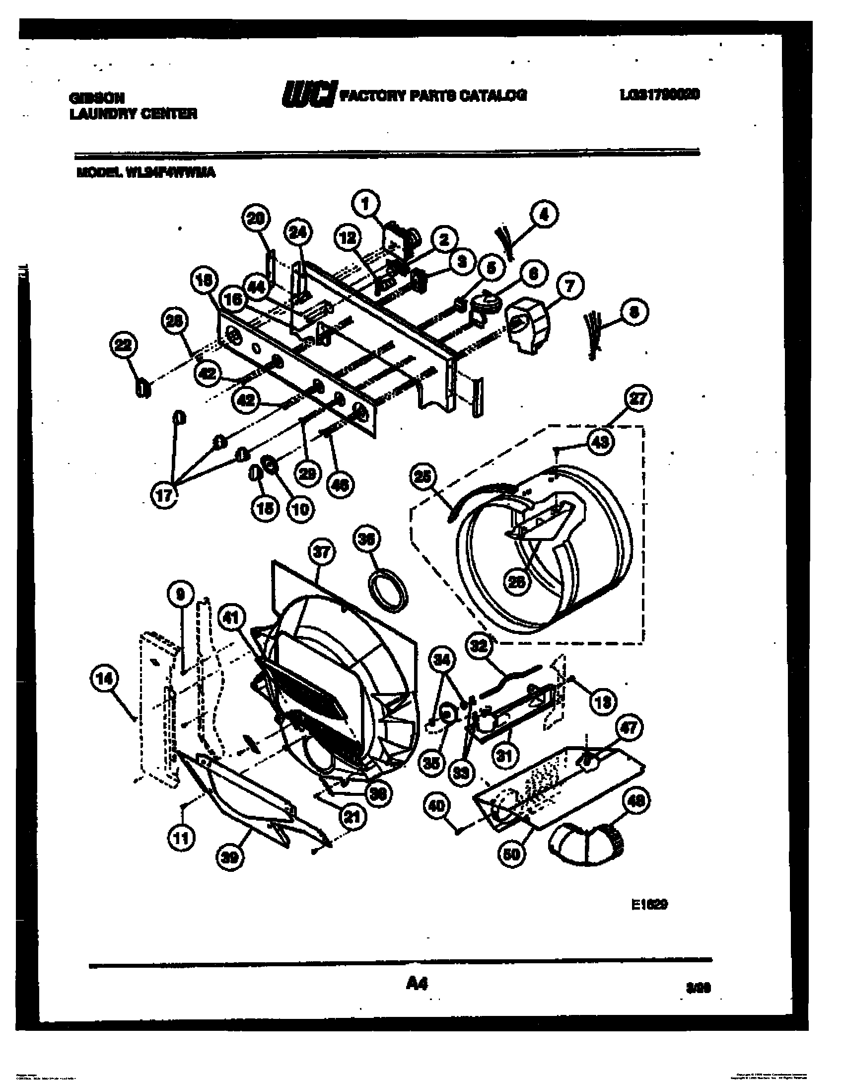 03 - CONTROL, SEAL AND DRUM ASSEMBLY