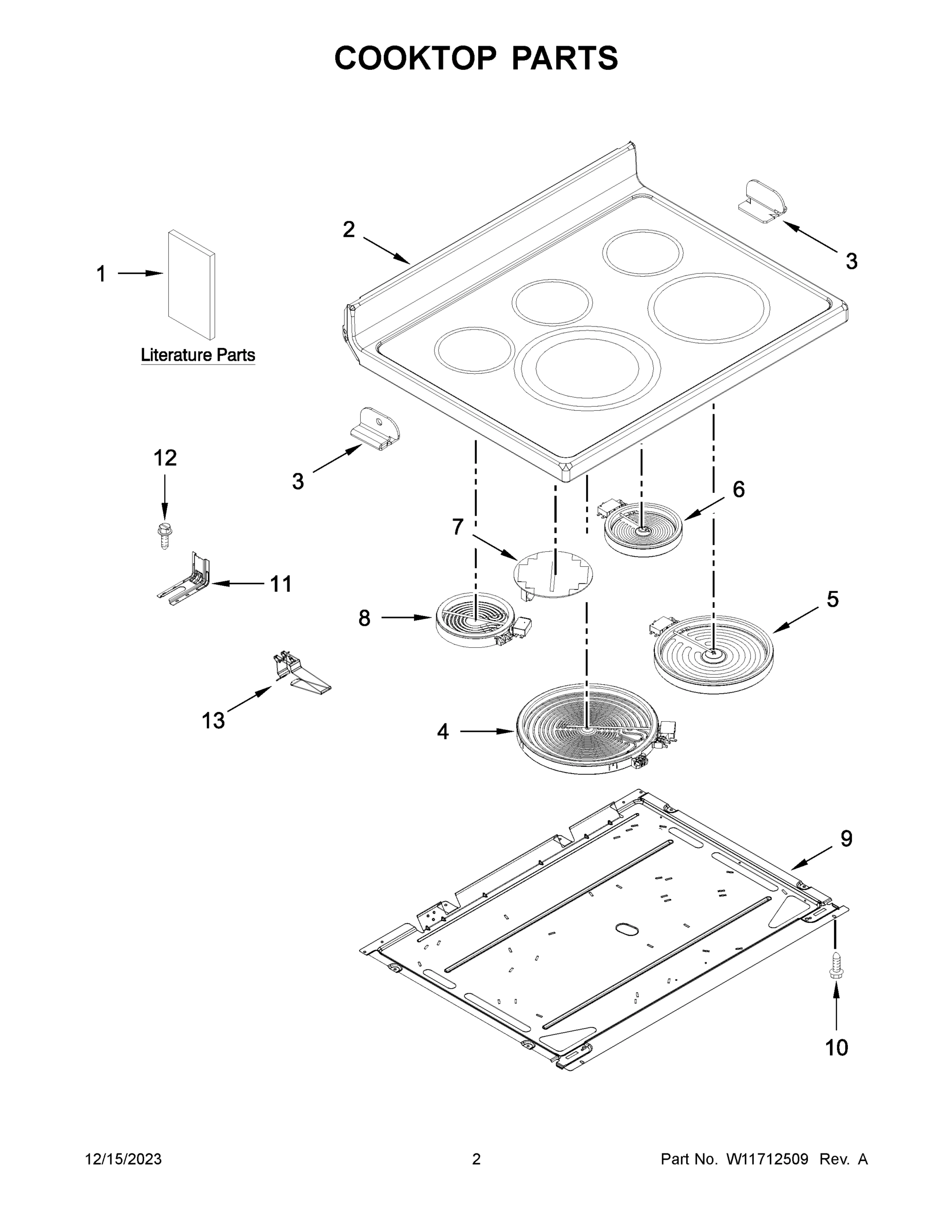 02 - COOKTOP PARTS