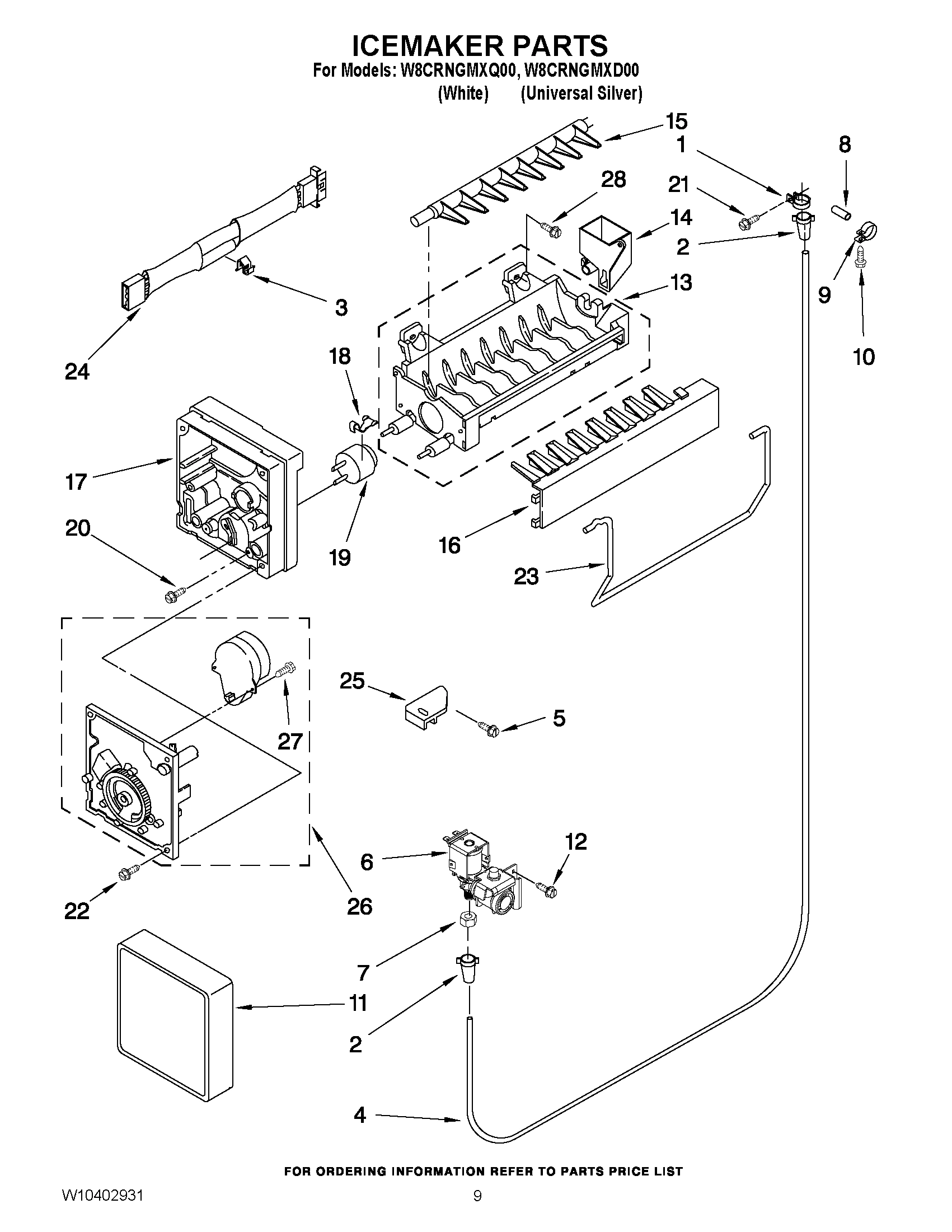 05 - ICEMAKER PARTS