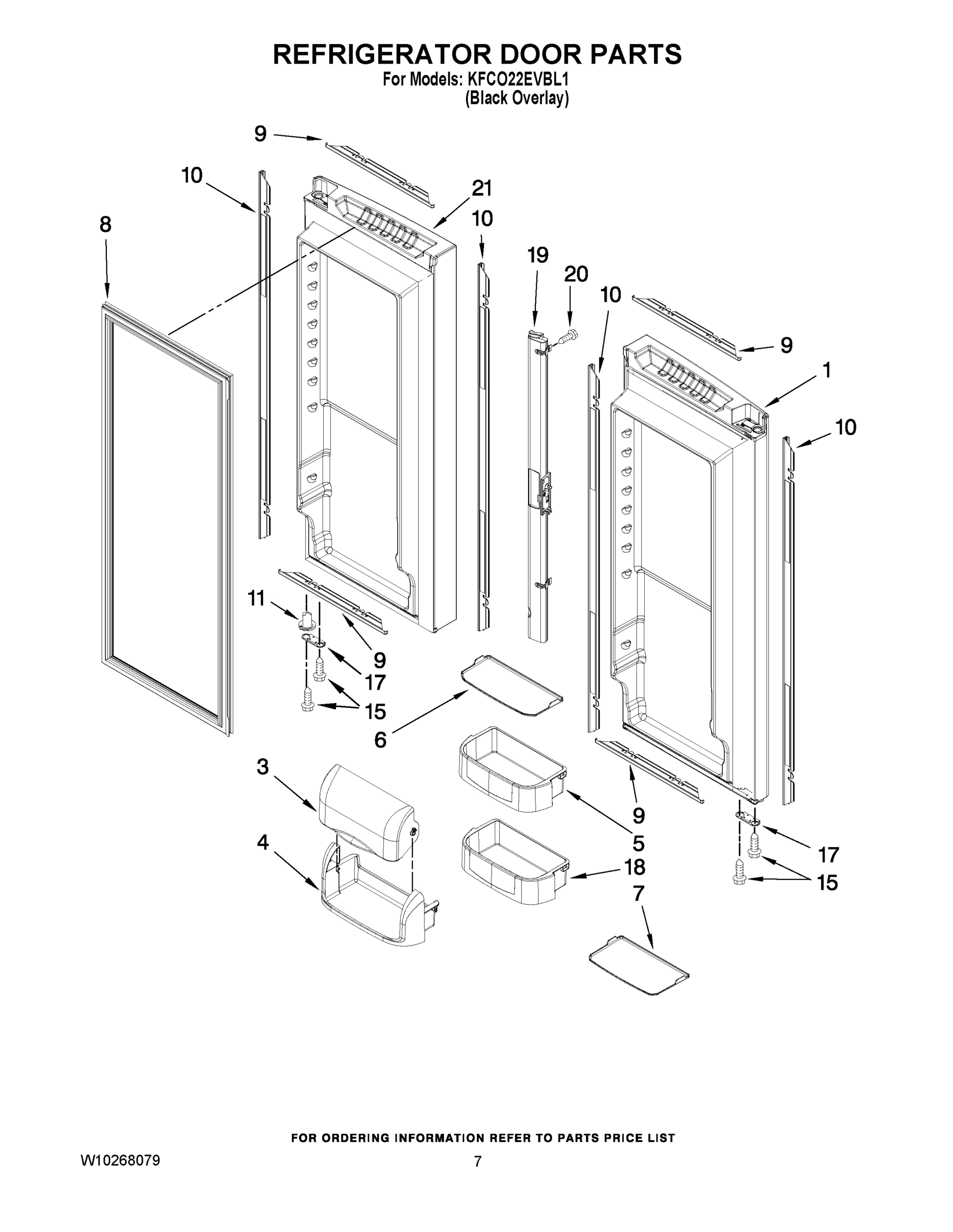 04 - REFRIGERATOR DOOR PARTS