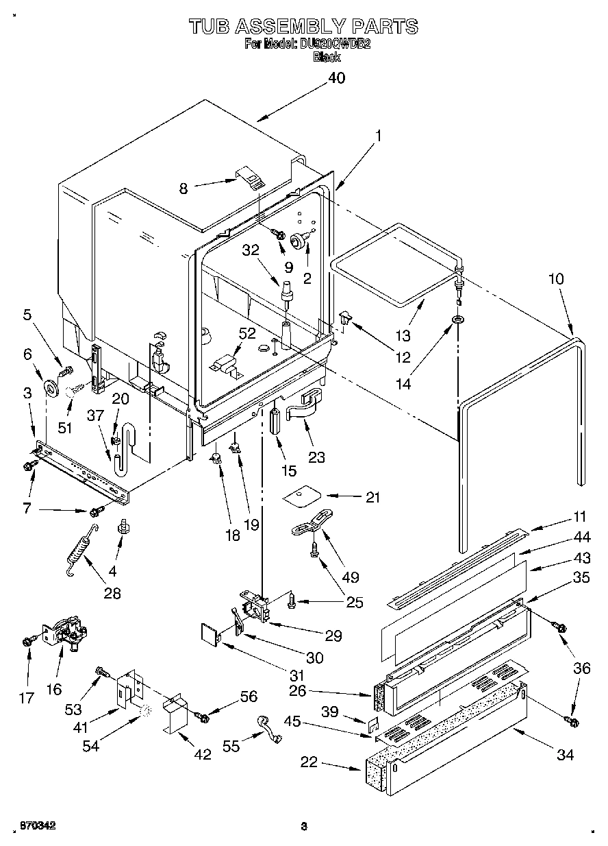 03 - TUB ASSEMBLY