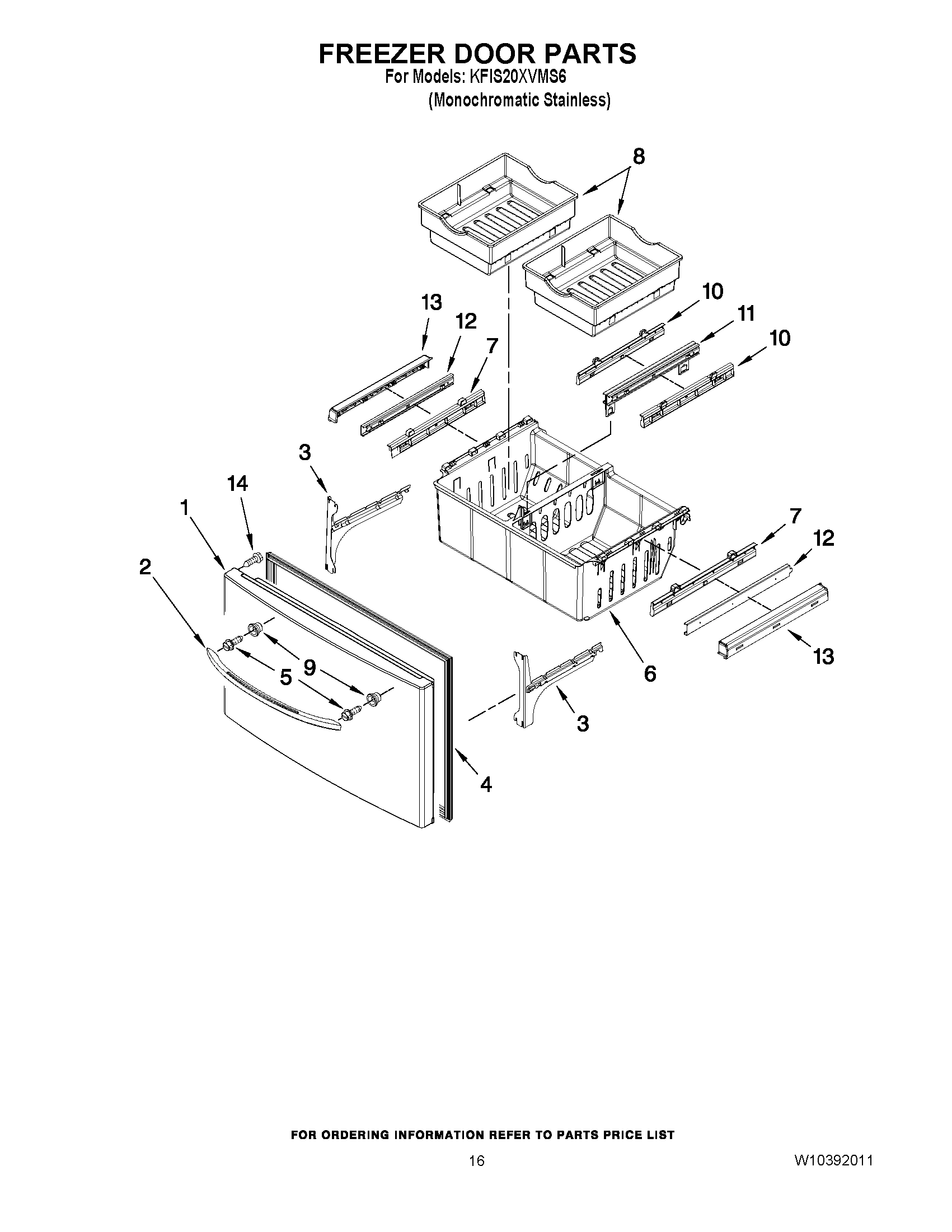 09 - FREEZER DOOR PARTS