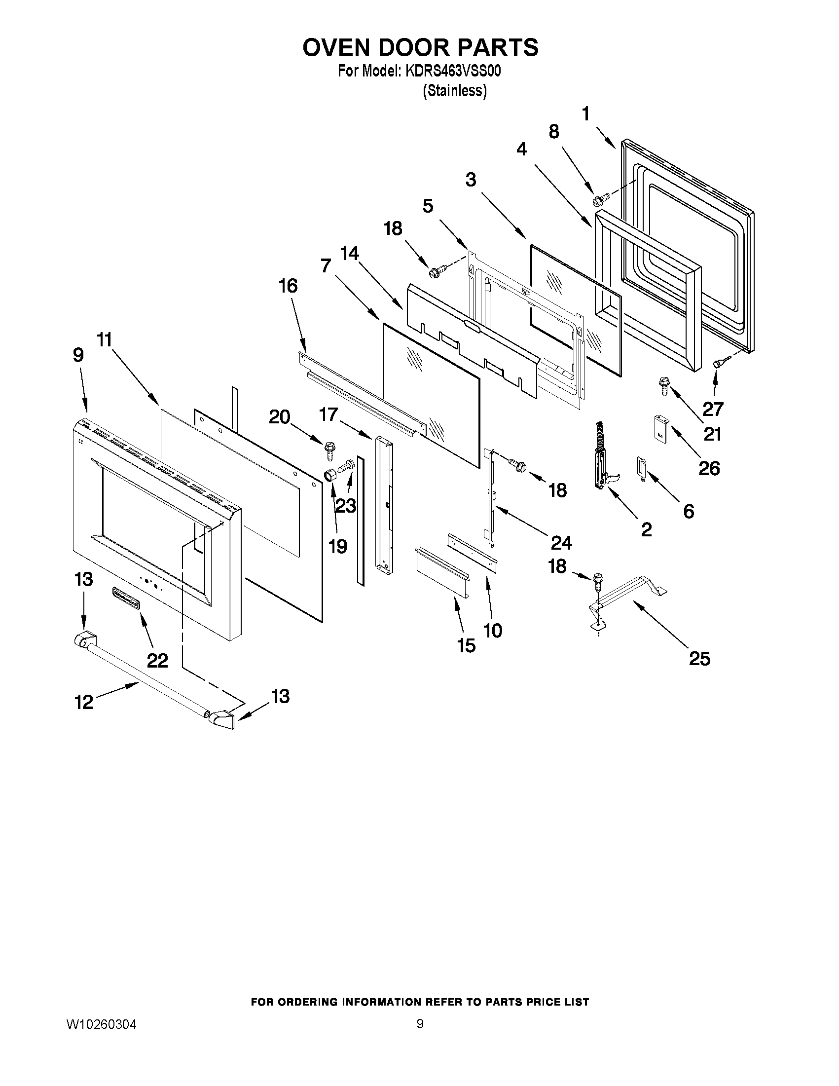 06 - OVEN DOOR PARTS