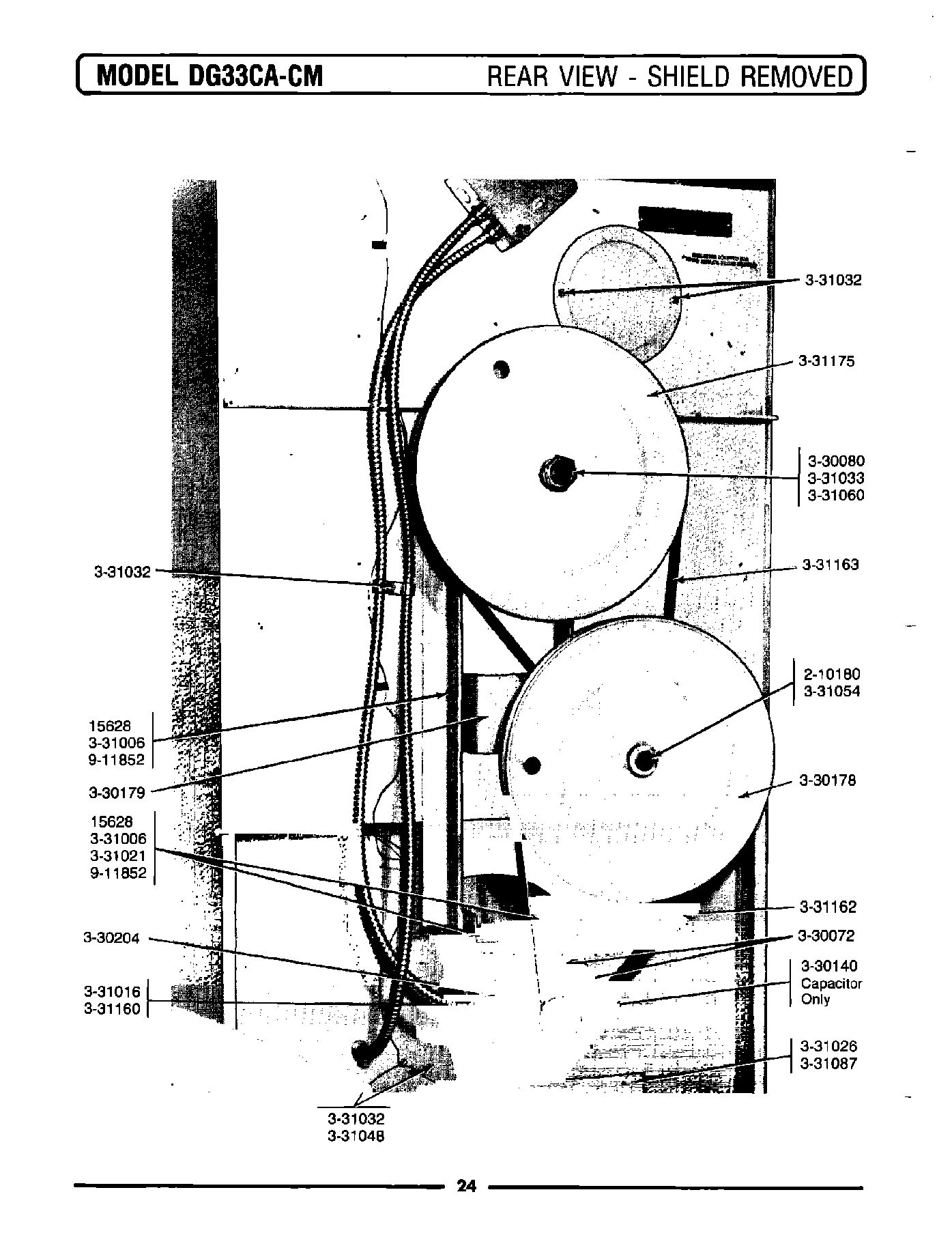 10 - REAR VIEW-SHIELD REMOVED