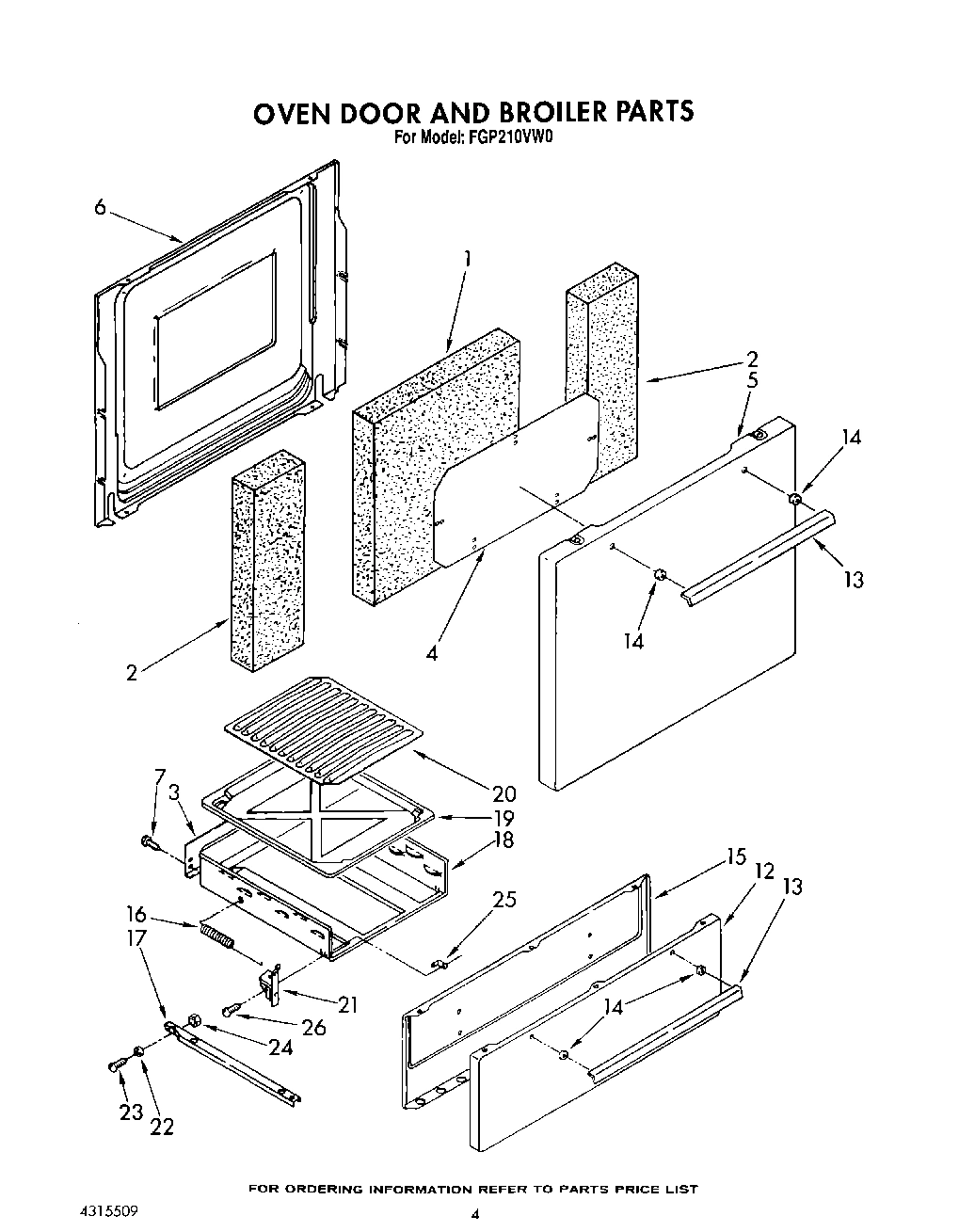 03 - OVEN DOOR AND BROILER