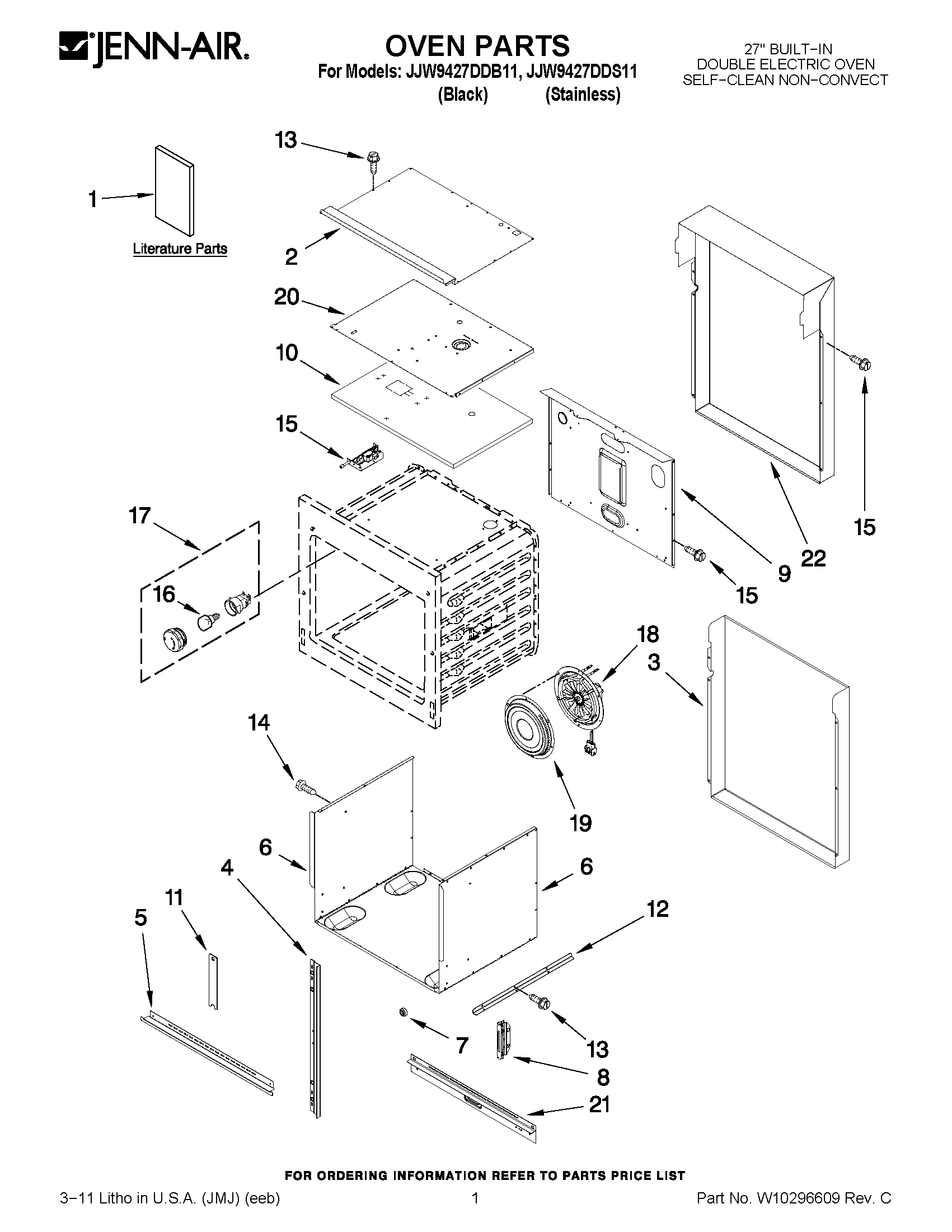 01 - OVEN PARTS