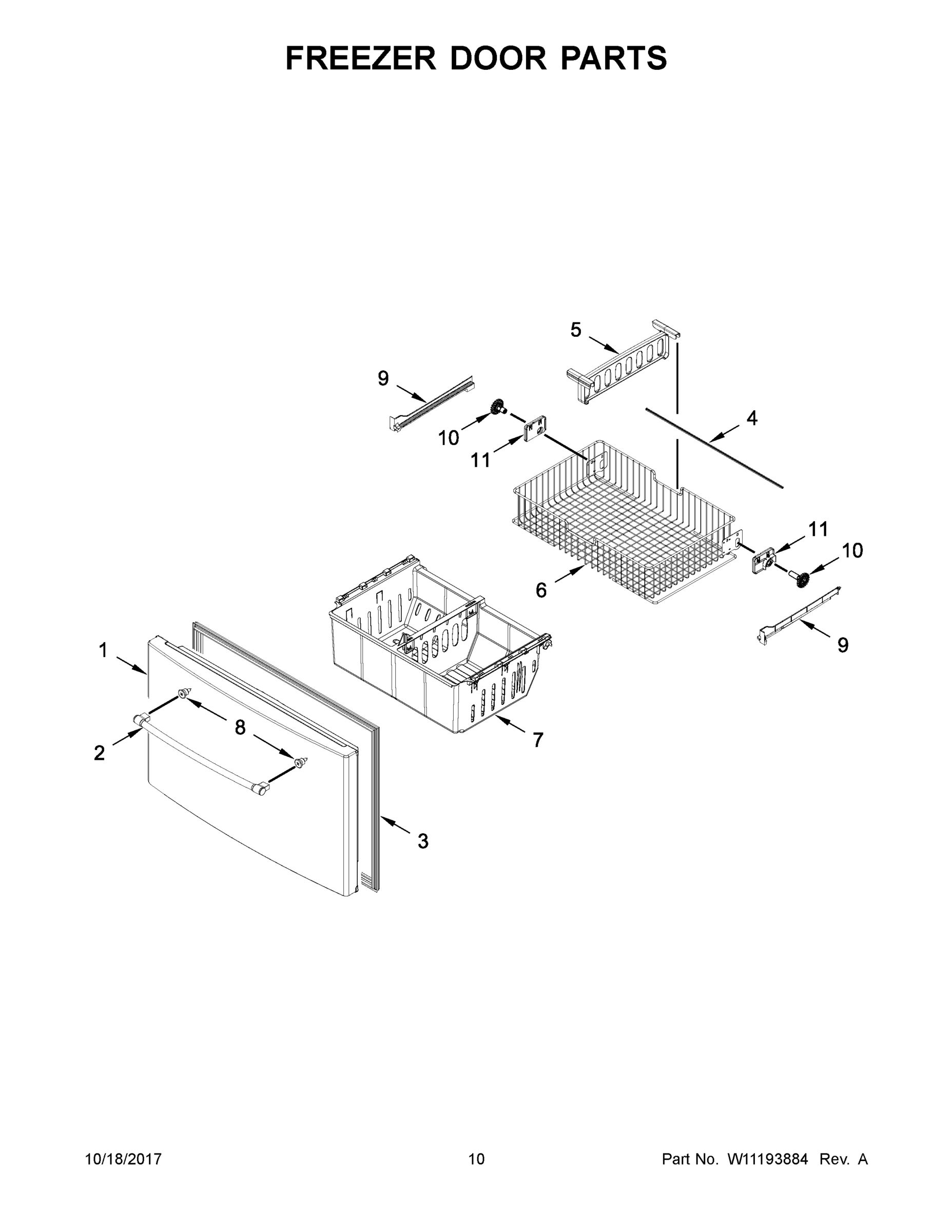 06 - FREEZER DOOR PARTS