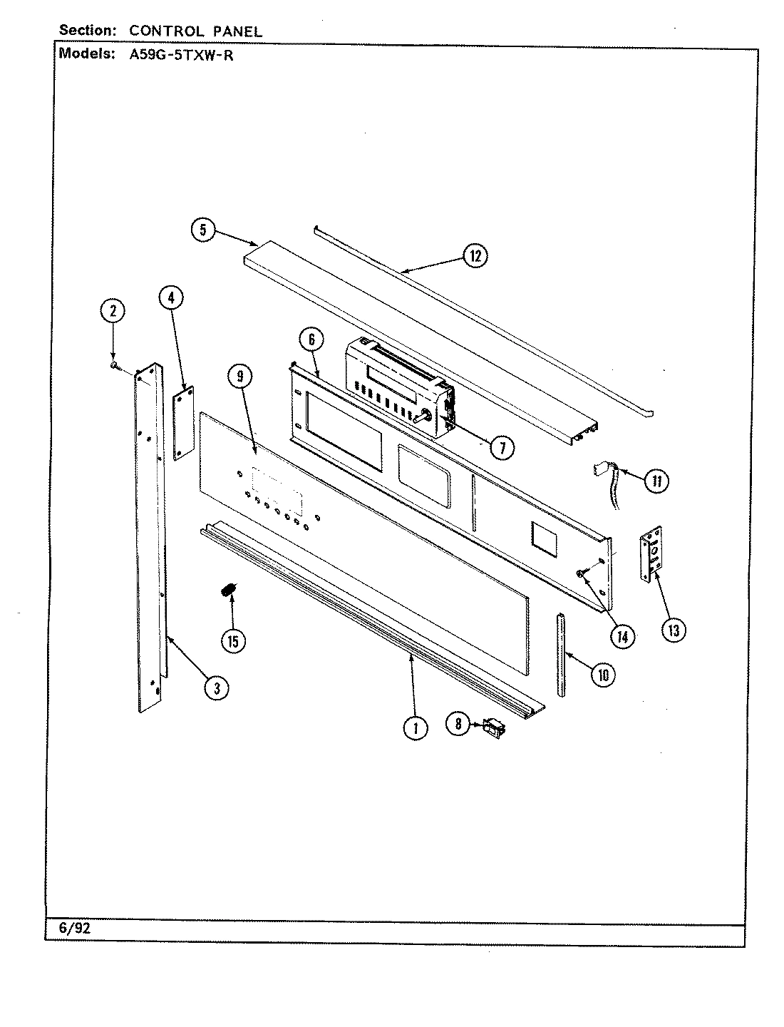 02 - CONTROL PANEL (A59F-5TXW-R)