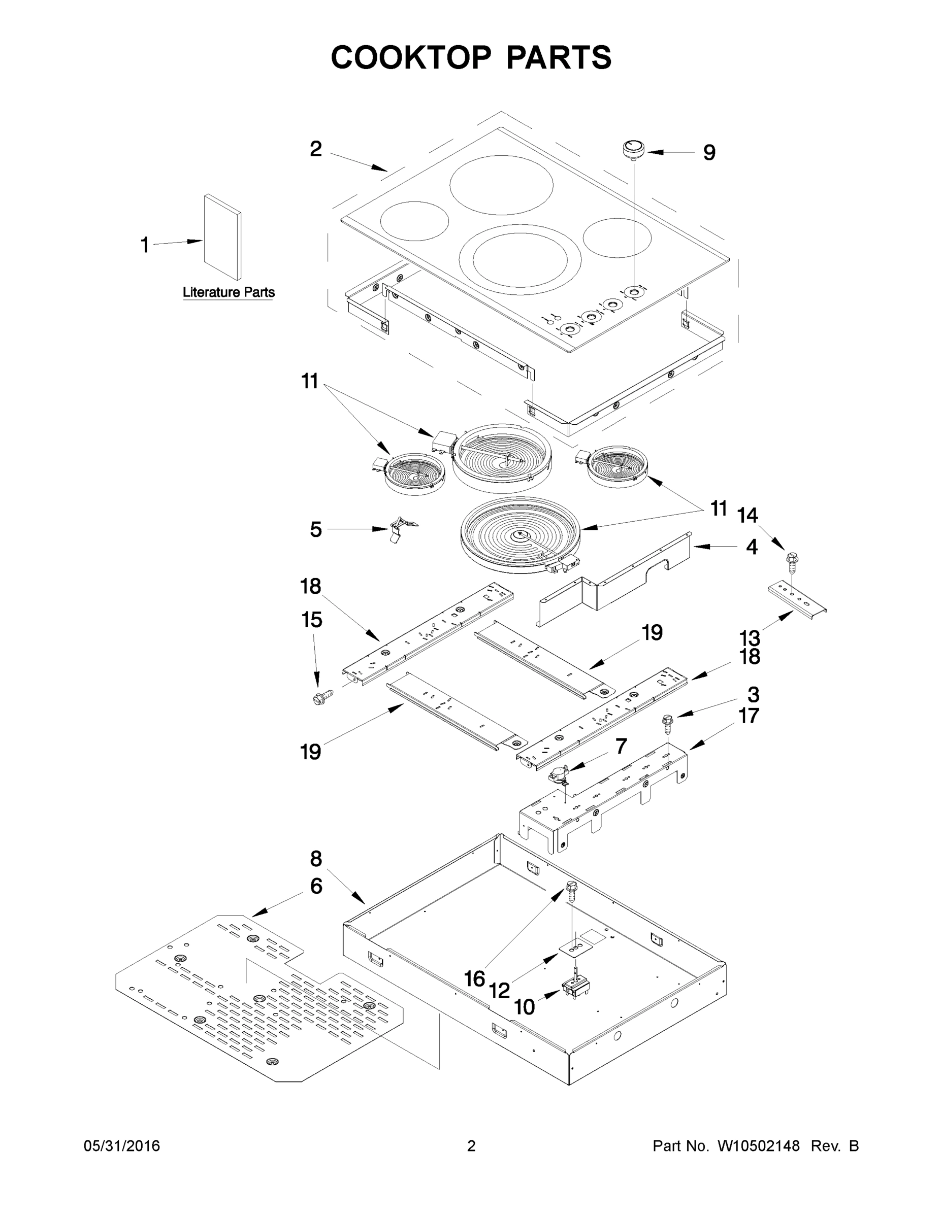 02 - COOKTOP PARTS