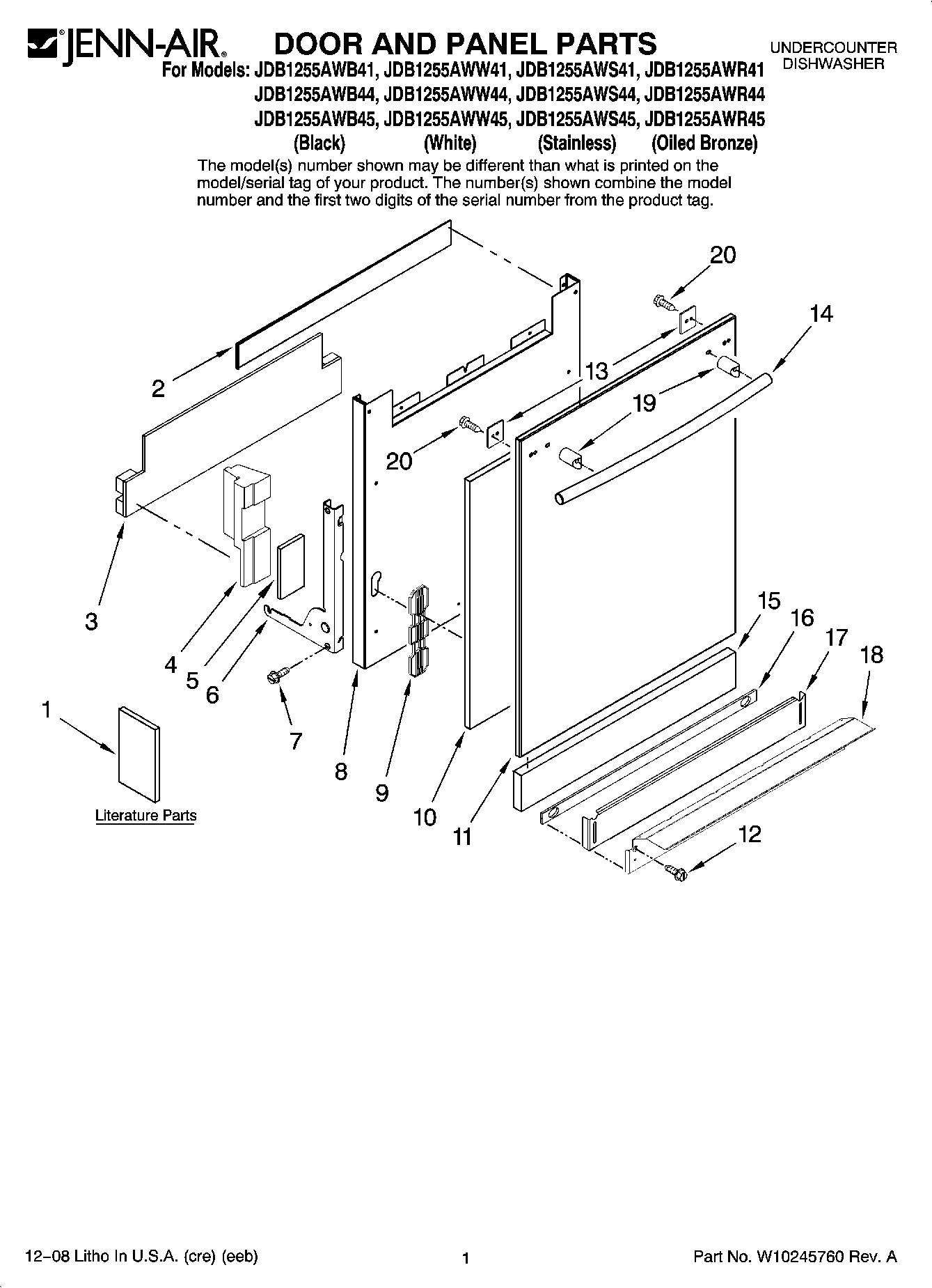 01 - DOOR AND PANEL PARTS