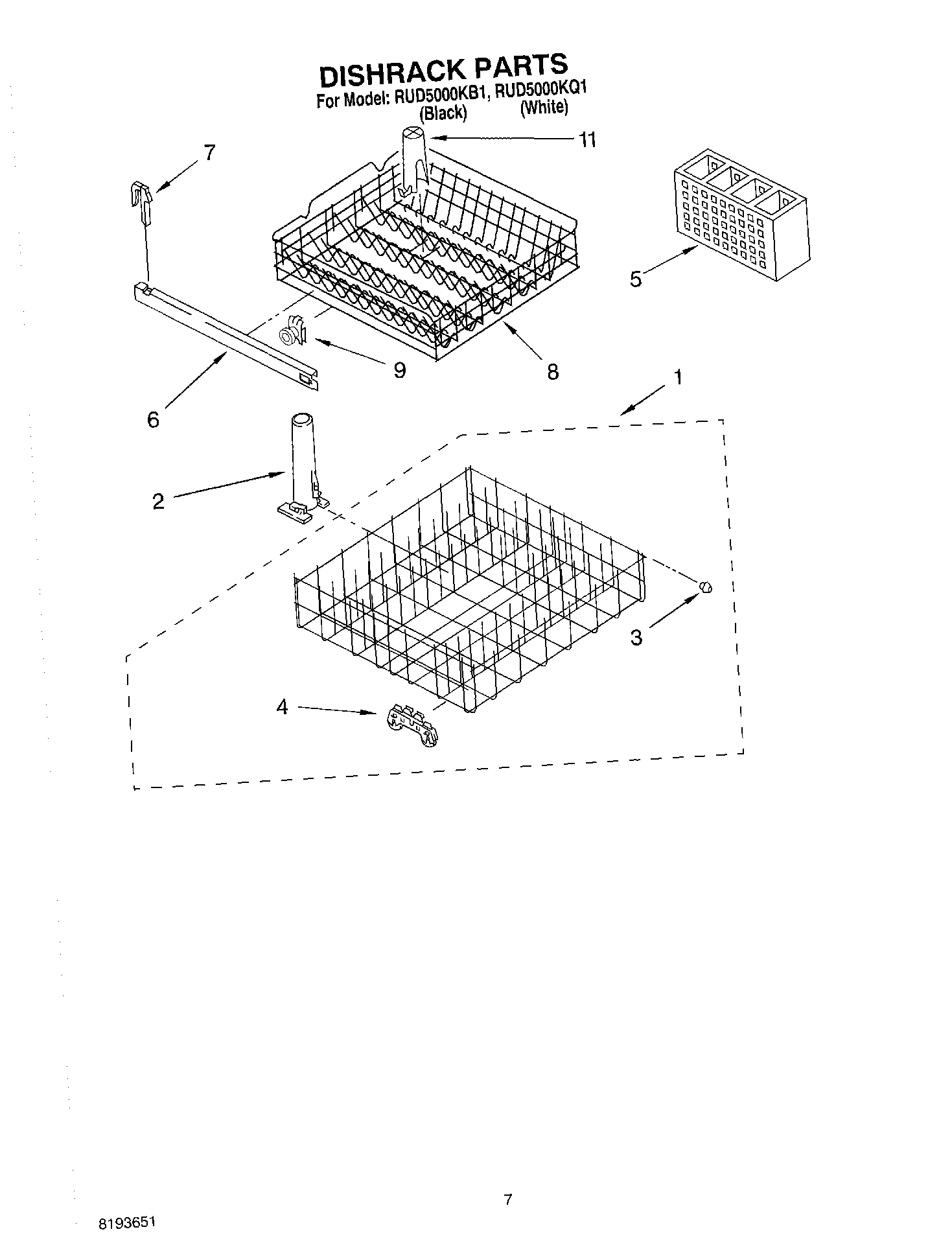 06 - DISHRACK PARTS
