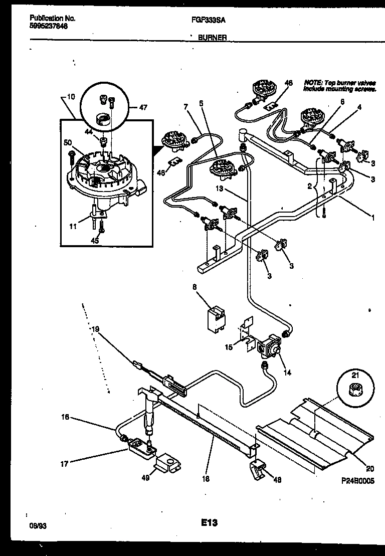 03 - BURNER, MANIFOLD AND GAS CONTROL