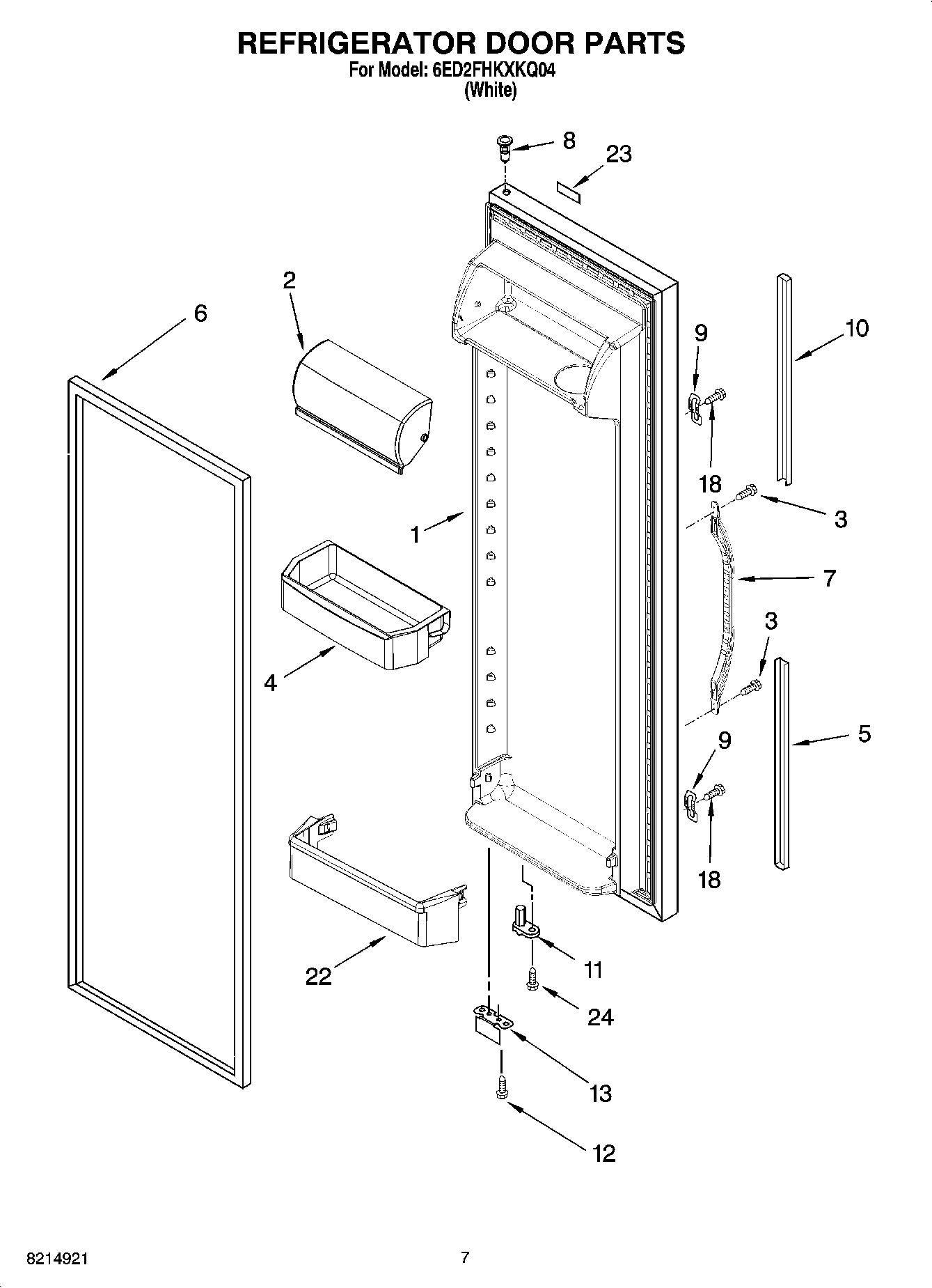 05 - REFRIGERATOR DOOR PARTS