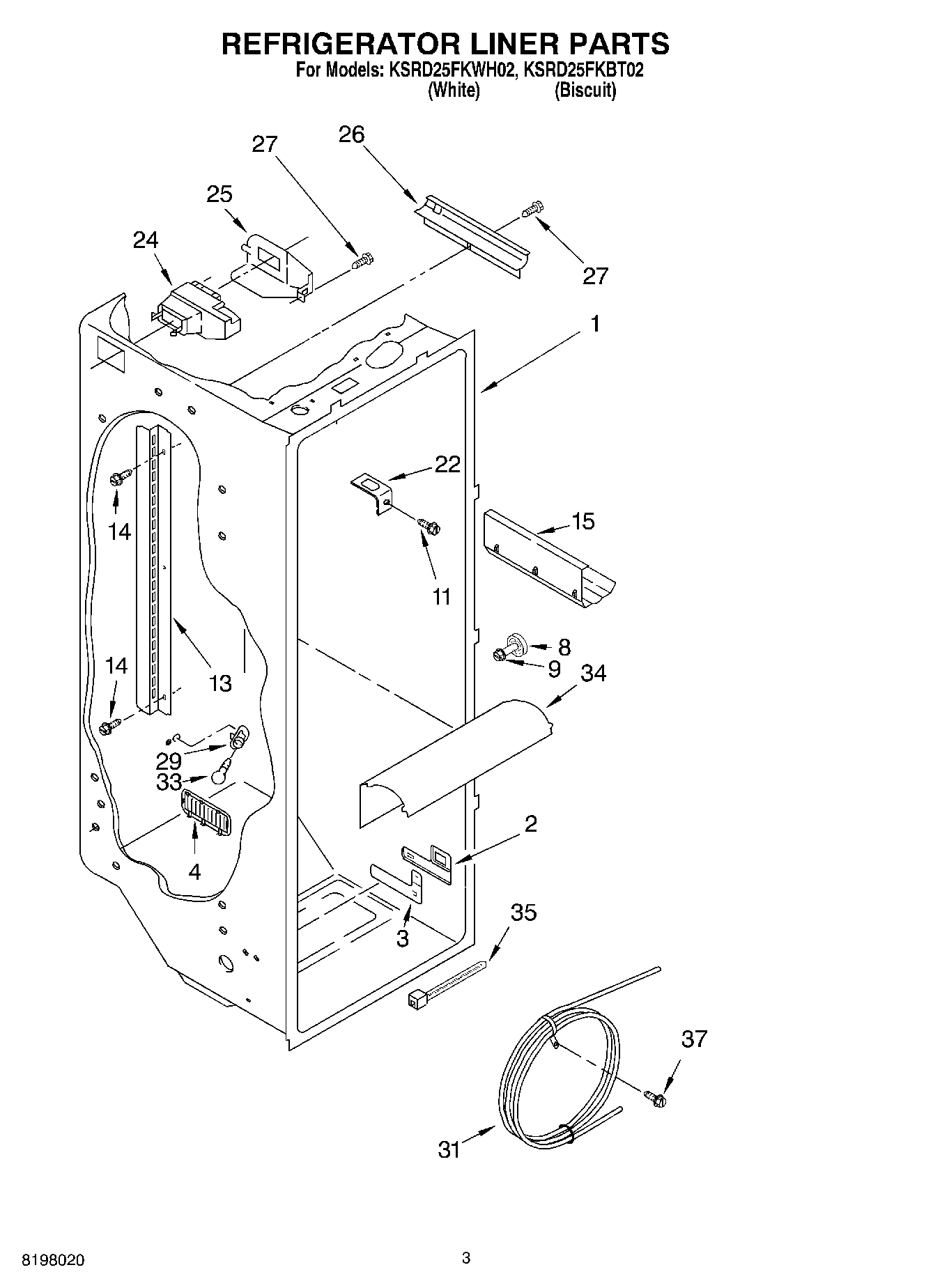 02 - REFRIGERATOR LINER