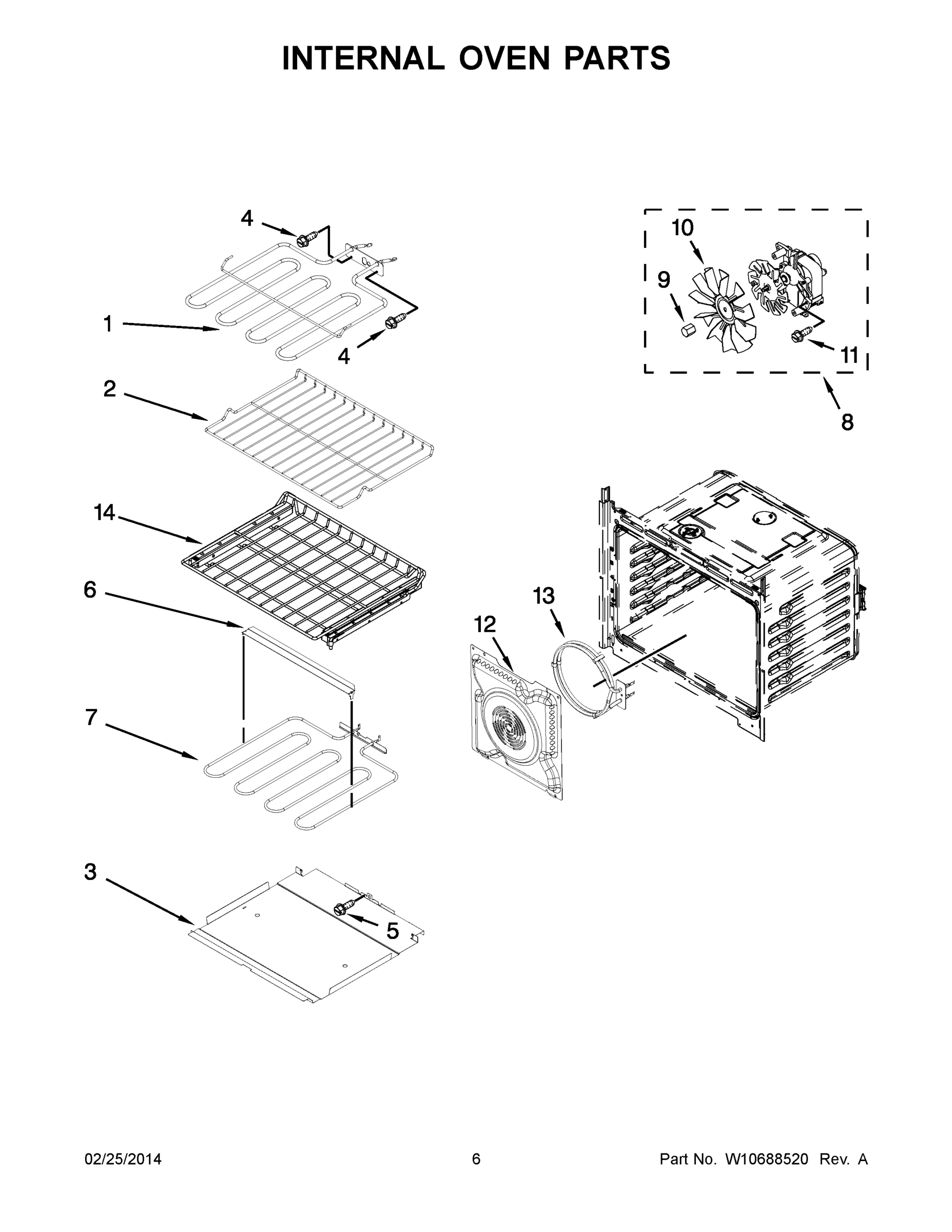 04 - INTERNAL OVEN PARTS