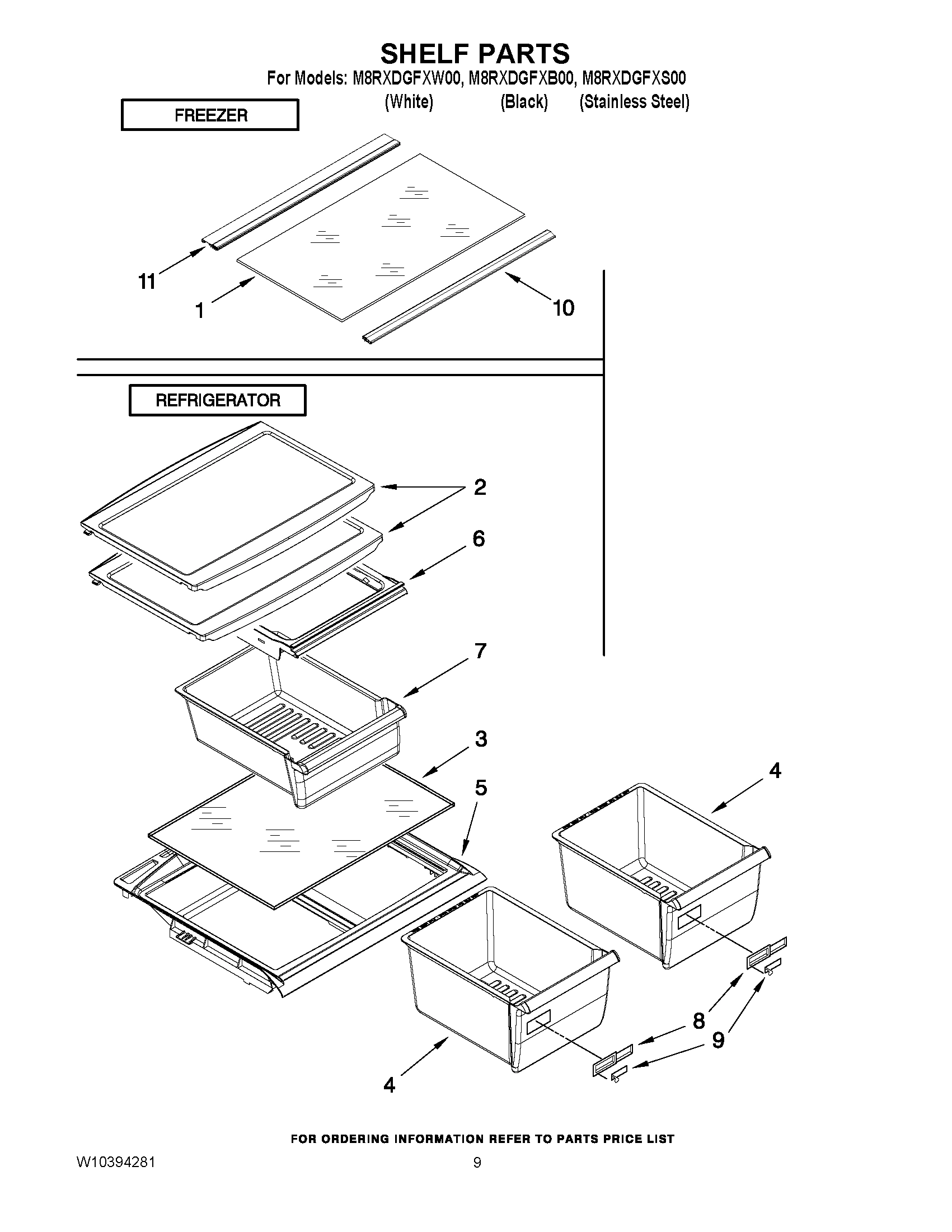 05 - SHELF PARTS