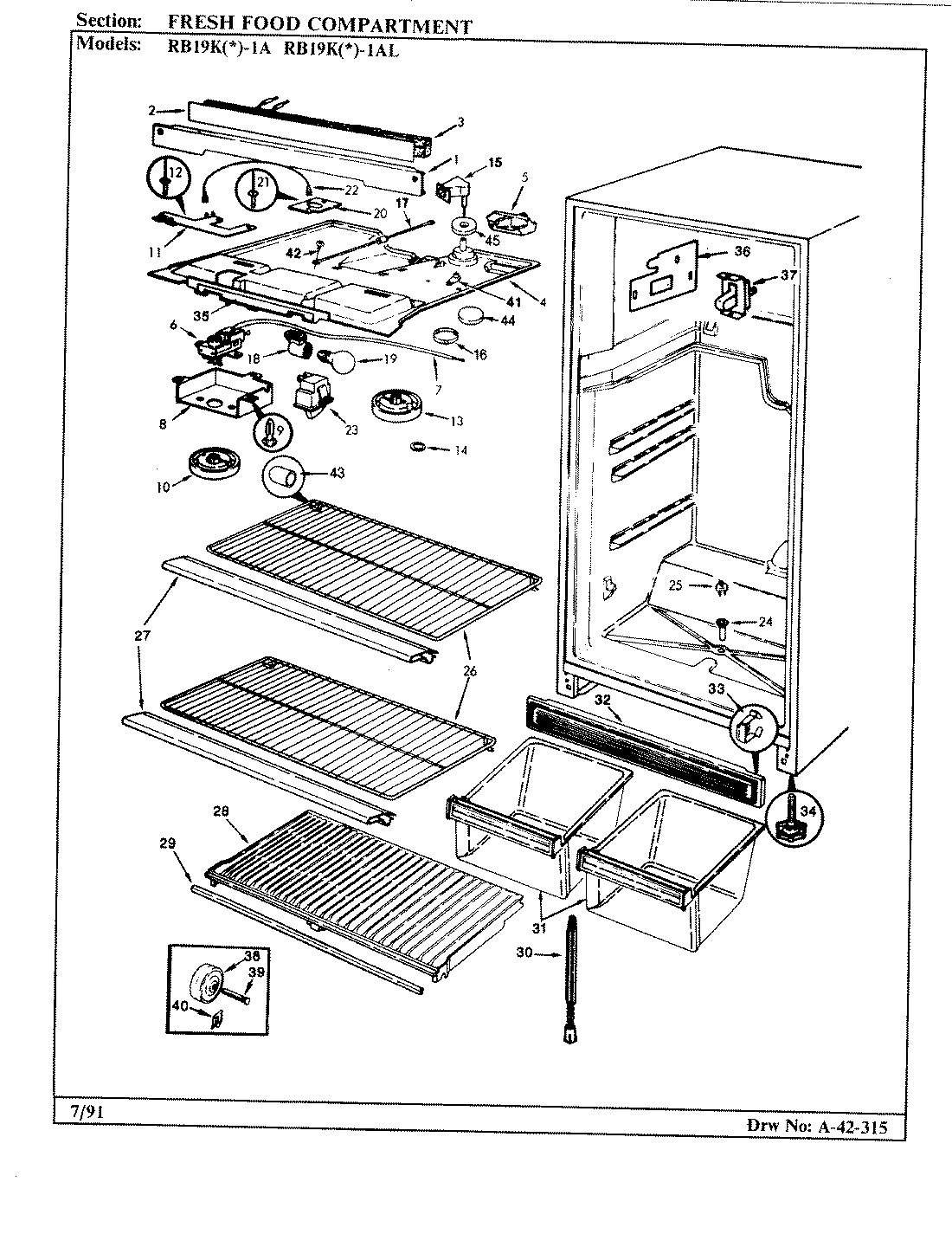 01 - FRESH FOOD COMPARTMENT