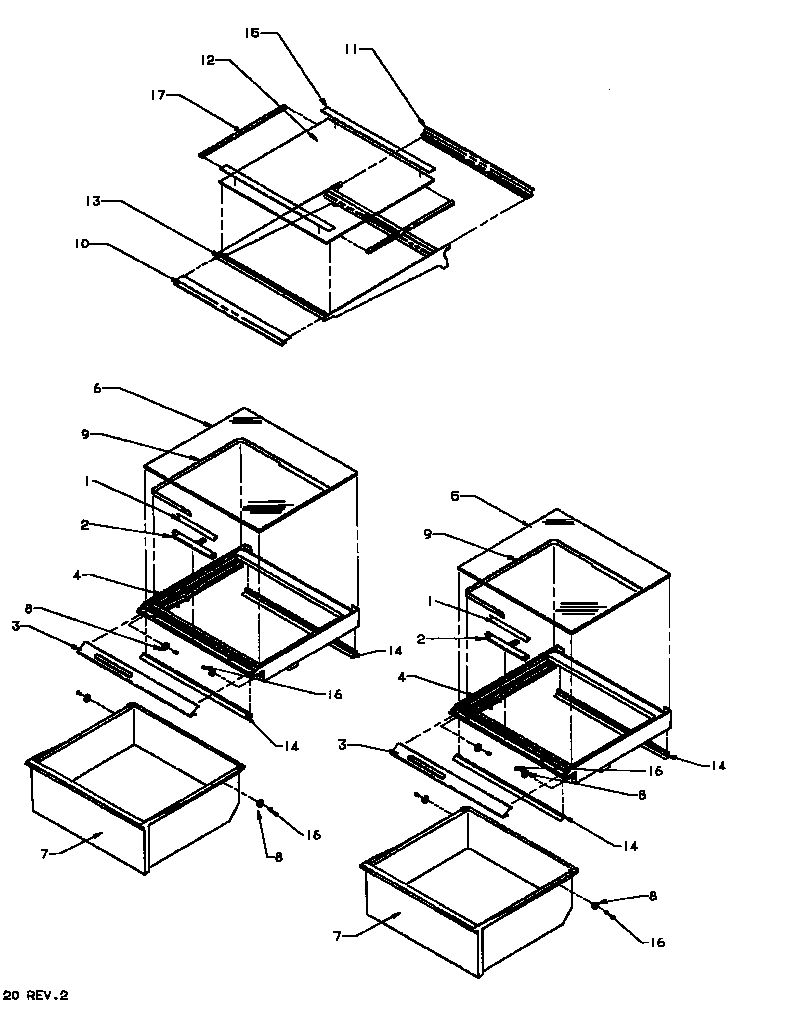 11 - REF SHELVING AND DRAWERS