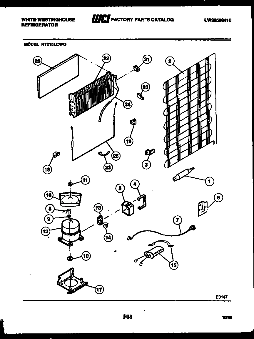 05 - SYSTEM AND AUTOMATIC DEFROST PARTS