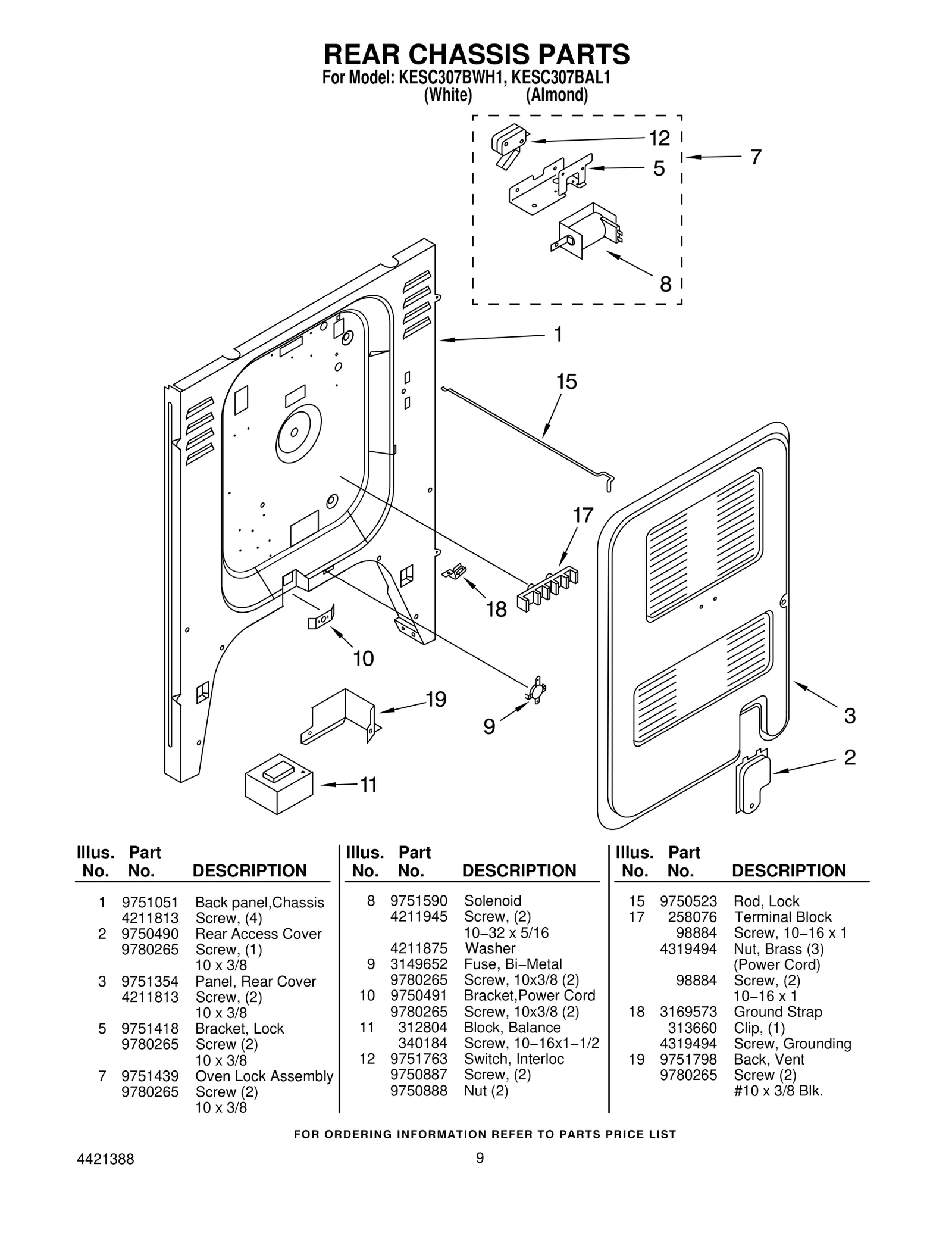 REAR CHASSIS PARTS