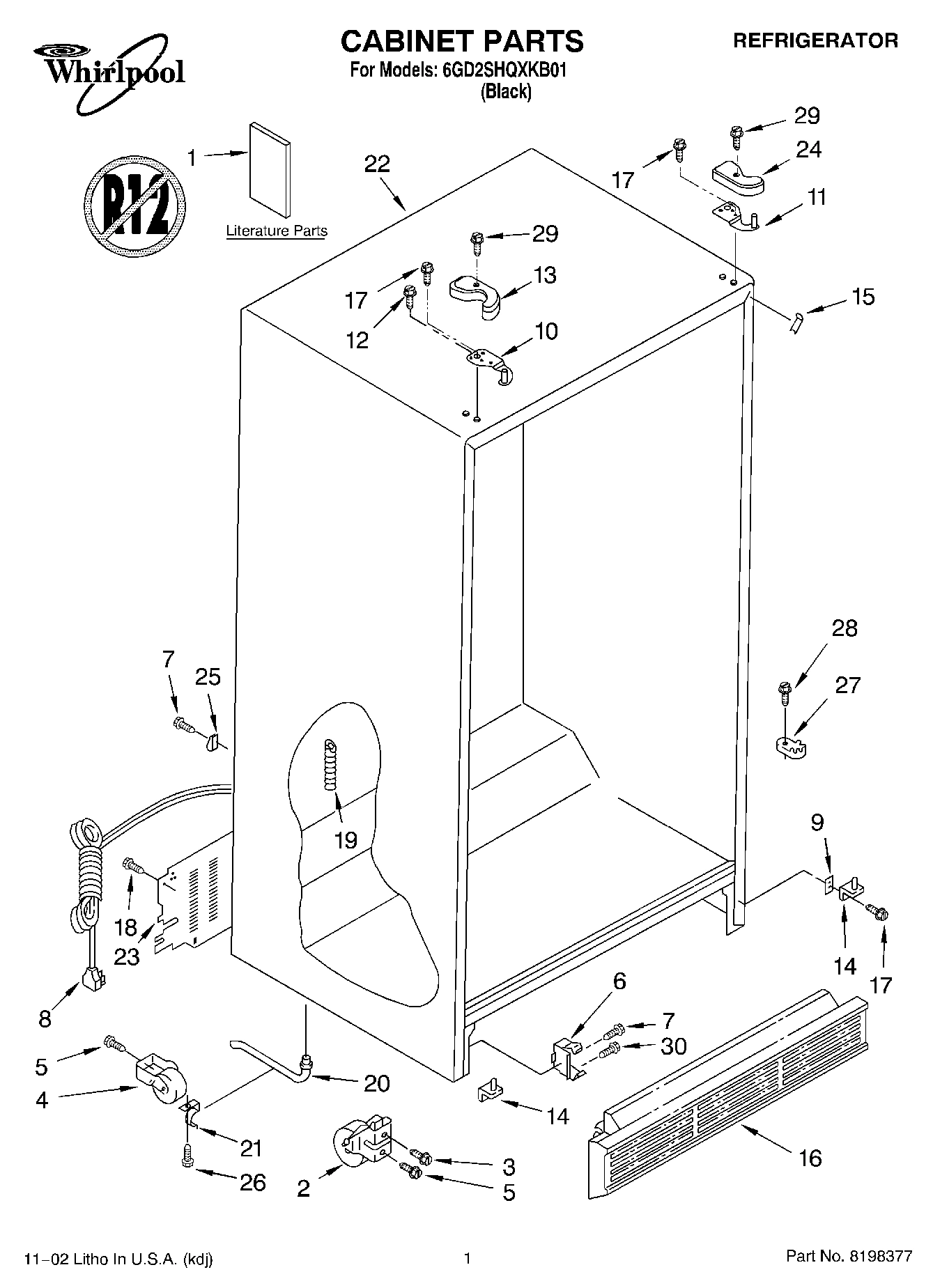 01 - CABINET, LITERATURE